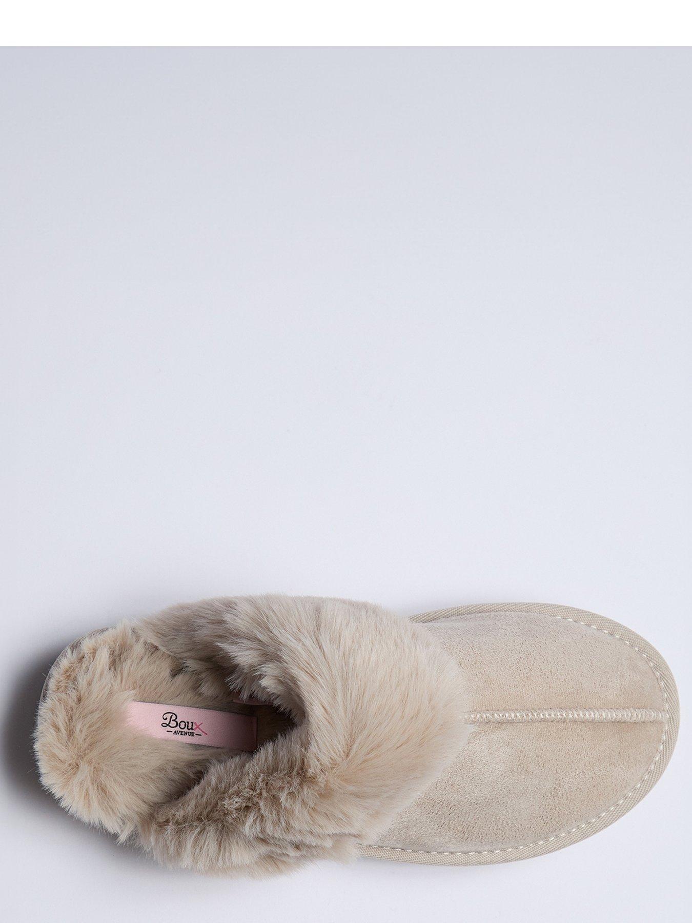 Image 3 of 5 of Boux Avenue Platform Suedette Mule - Taupe