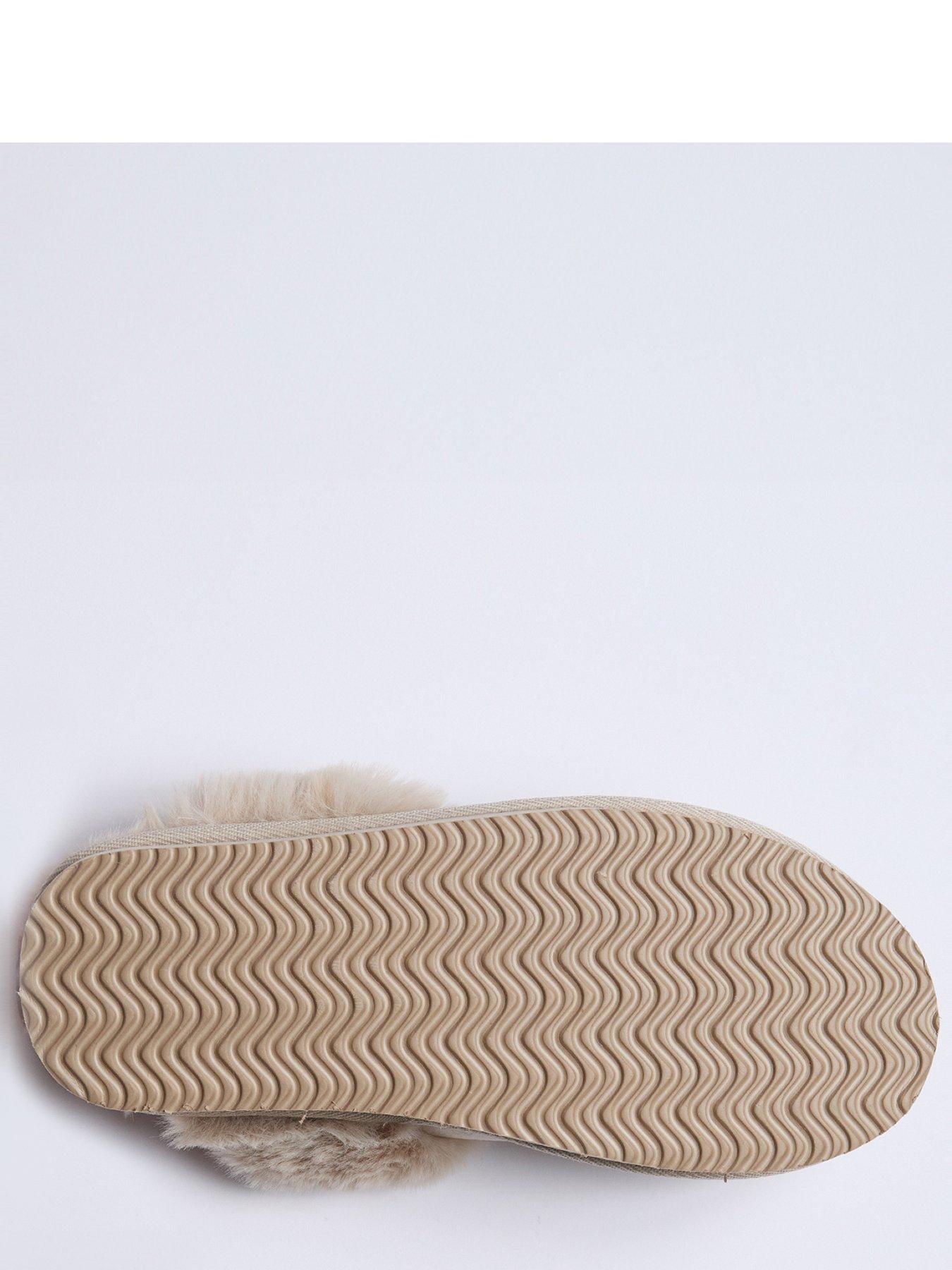 Image 4 of 5 of Boux Avenue Platform Suedette Mule - Taupe