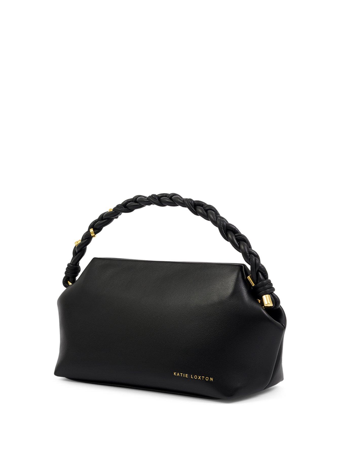 Image 2 of 4 of Katie Loxton Arden Braided Top Handle Bag - Black