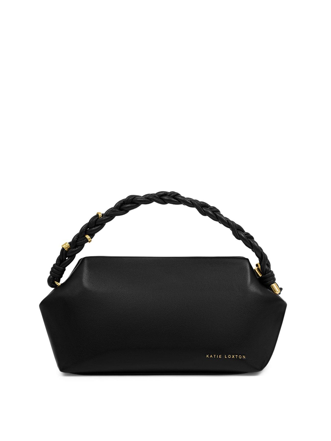 Image 3 of 4 of Katie Loxton Arden Braided Top Handle Bag - Black