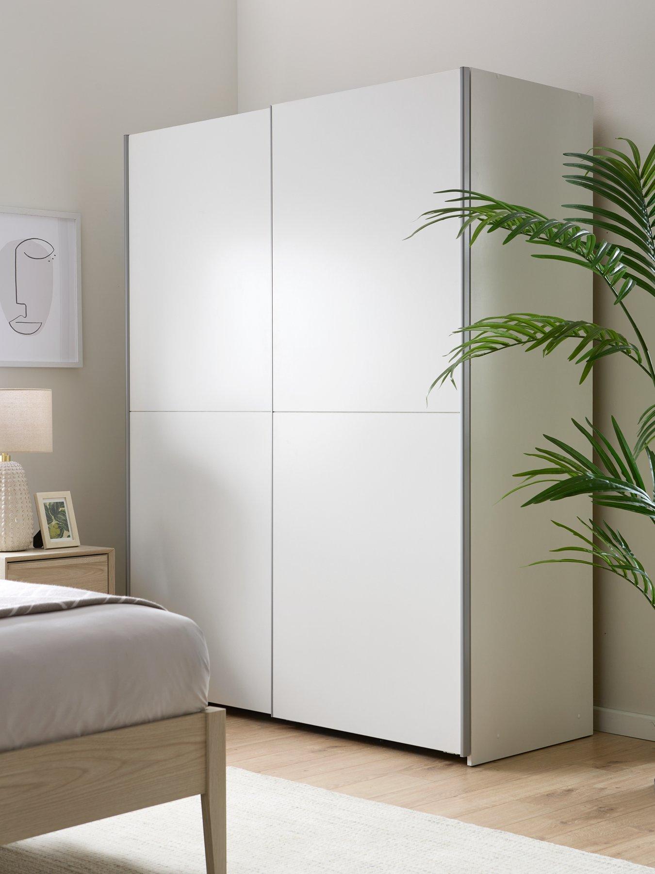 Very Home Houston 150 cm 2 Sliding Door Wardrobe - White