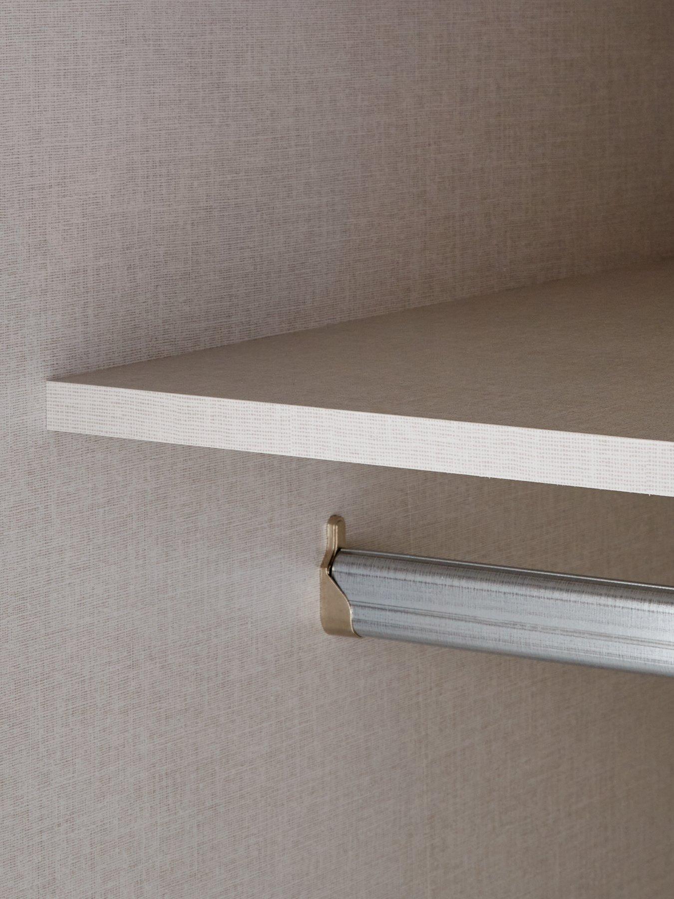 Image 6 of 6 of The Very Collection Houston&nbsp;150 cm Sliding 2 Door Mirrored Wardrobe - White