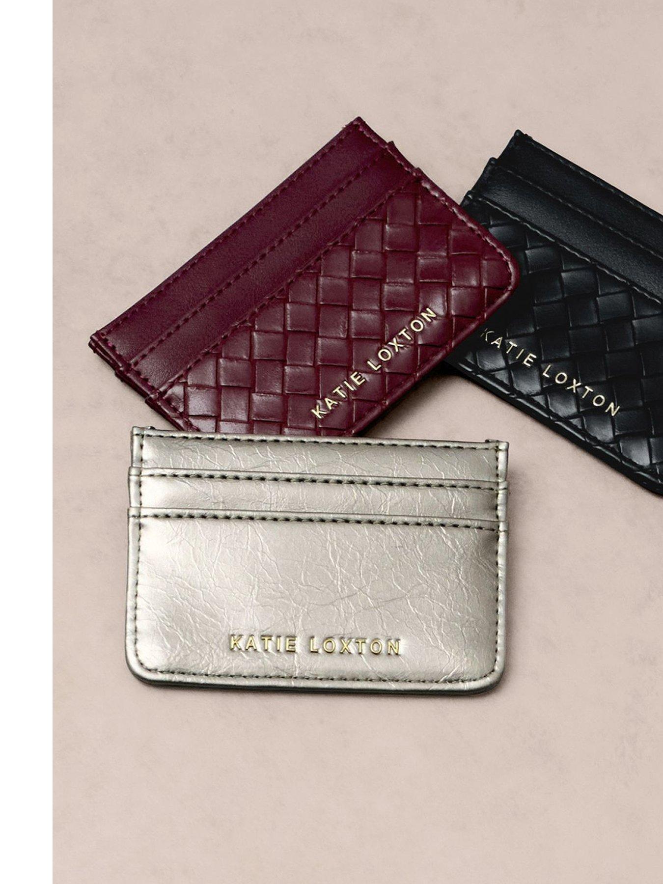 undefined Nova Textured Patent Cardholder  -  Pewter