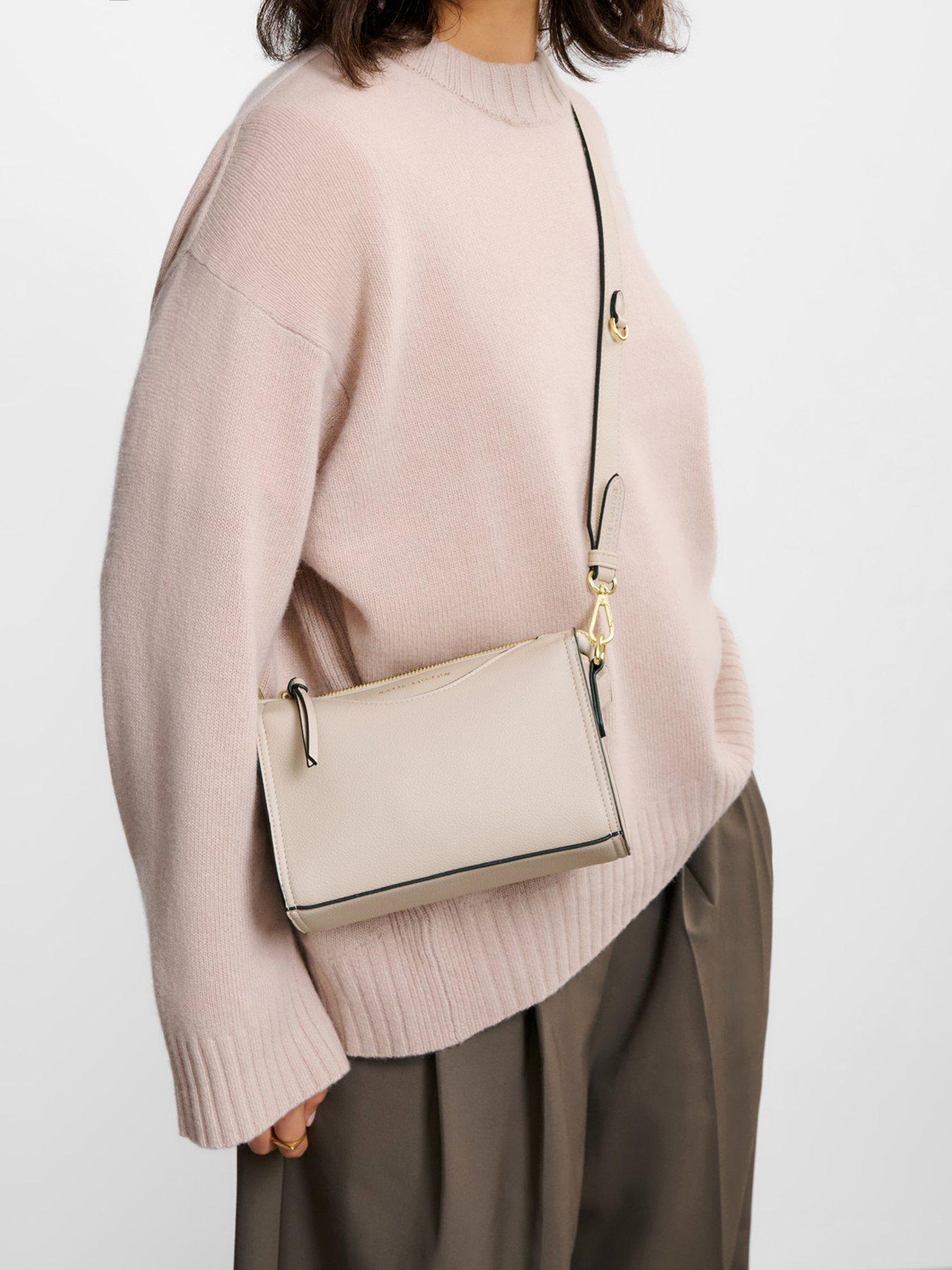 Katie Loxton Alba Crossbody Bag - Oyster