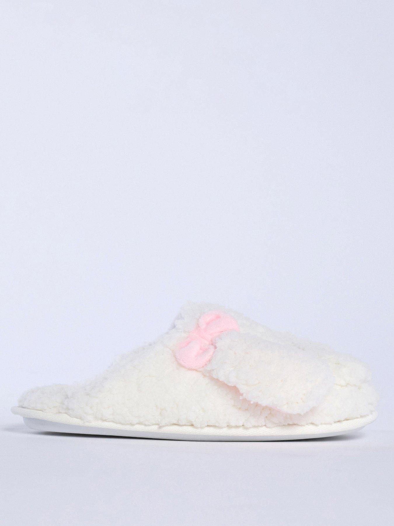 Image 2 of 6 of Boux Avenue Borg Mule - Ivory Mix