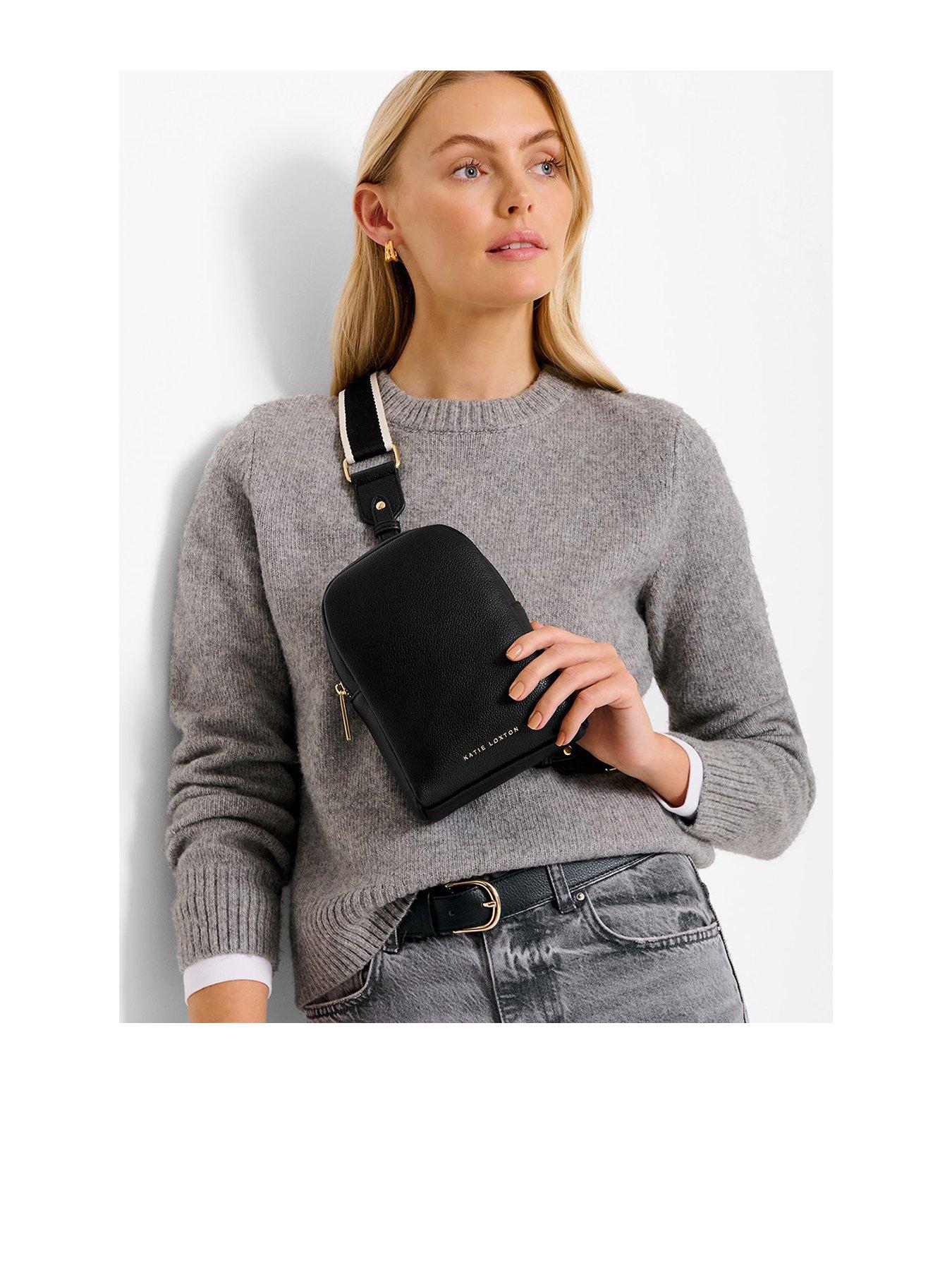 undefined Kaite Canvas Strap Sling Bag  -  Black