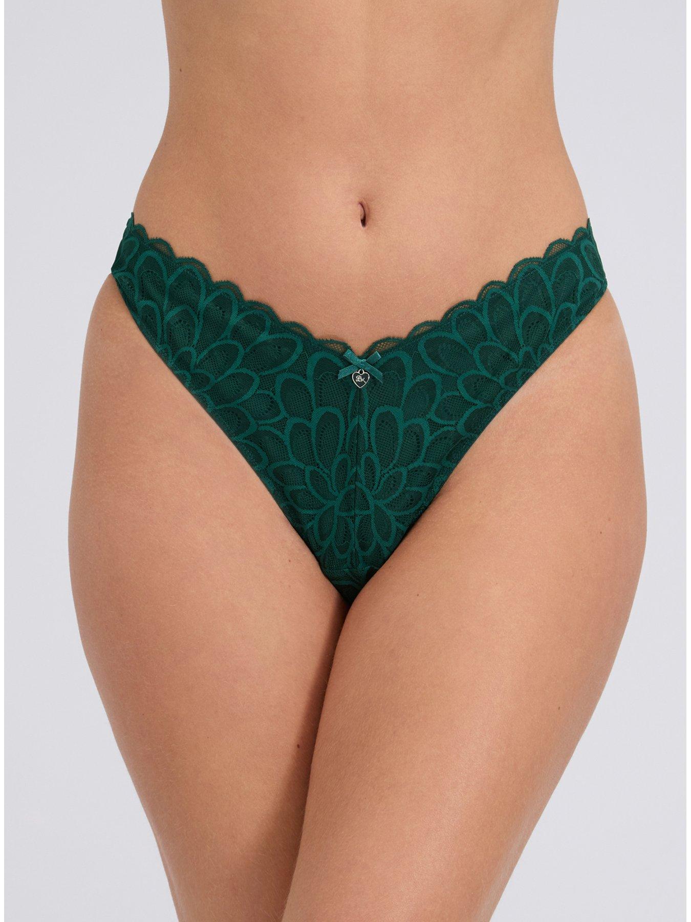 Boux Avenue Boux Avenue Eden Thong- Emerald