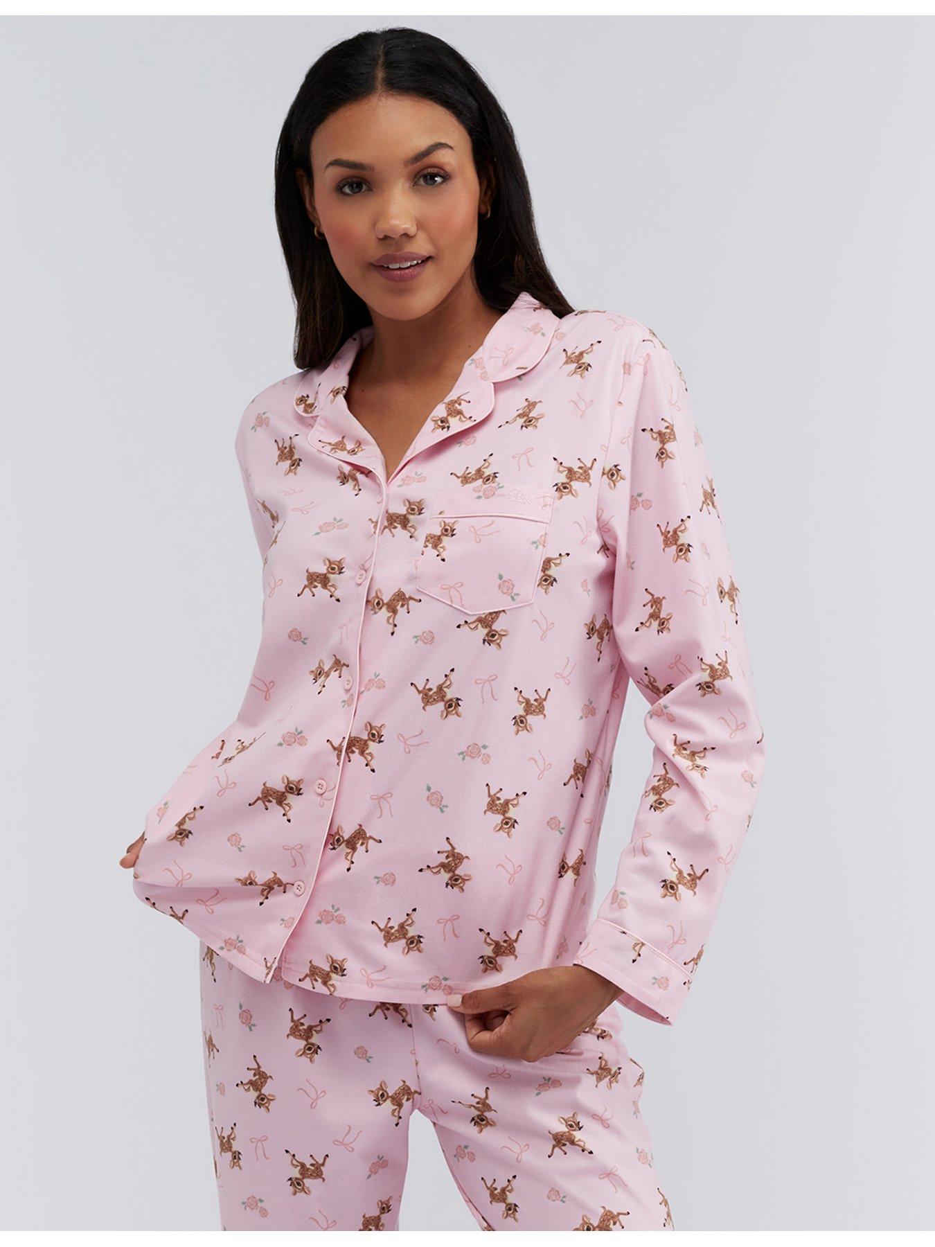 Boux Avenue Deep Print Pj In A Bag - Pink