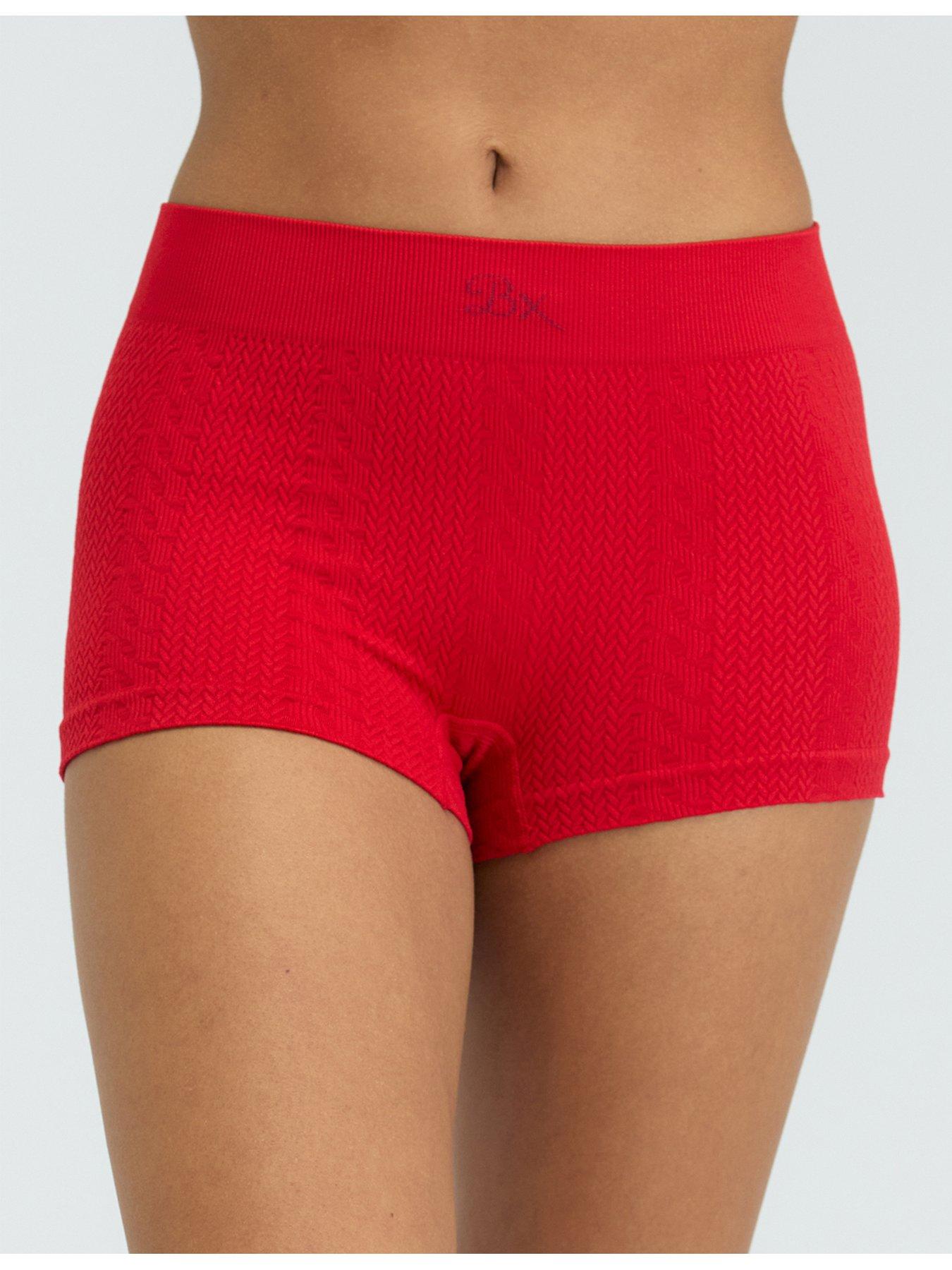 undefined Boux Avenue Cable Seamless Short - Red Mix