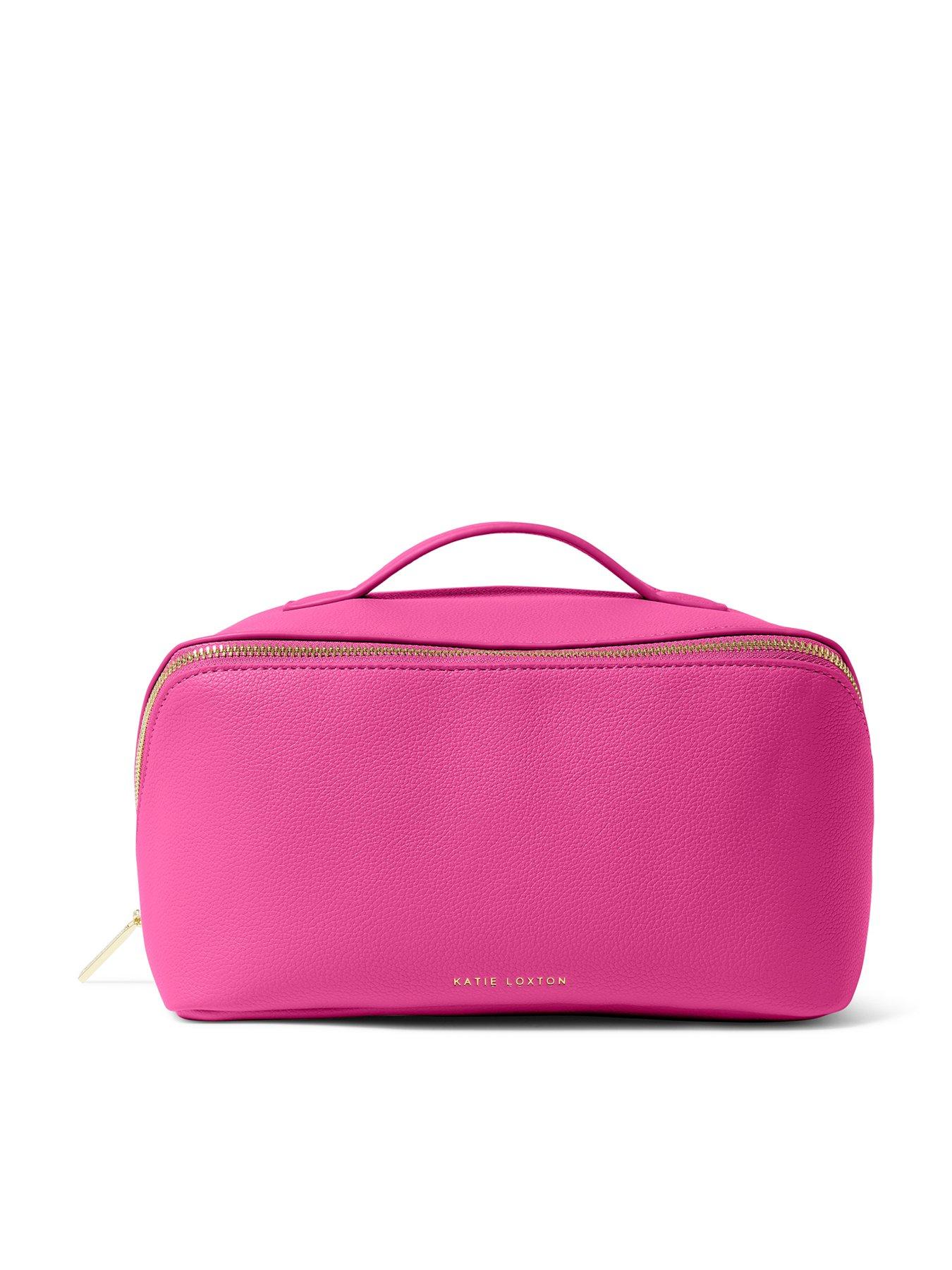 undefined LARGE MAKE UP / WASH BAG , Magenta , 14cm x 25cm x 14cm