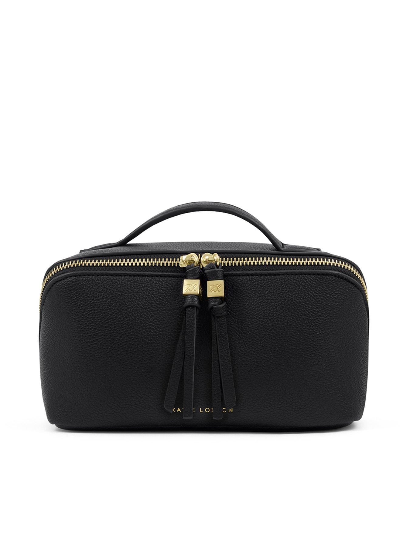Katie Loxton Medium Fold Out Wash Bag - Black