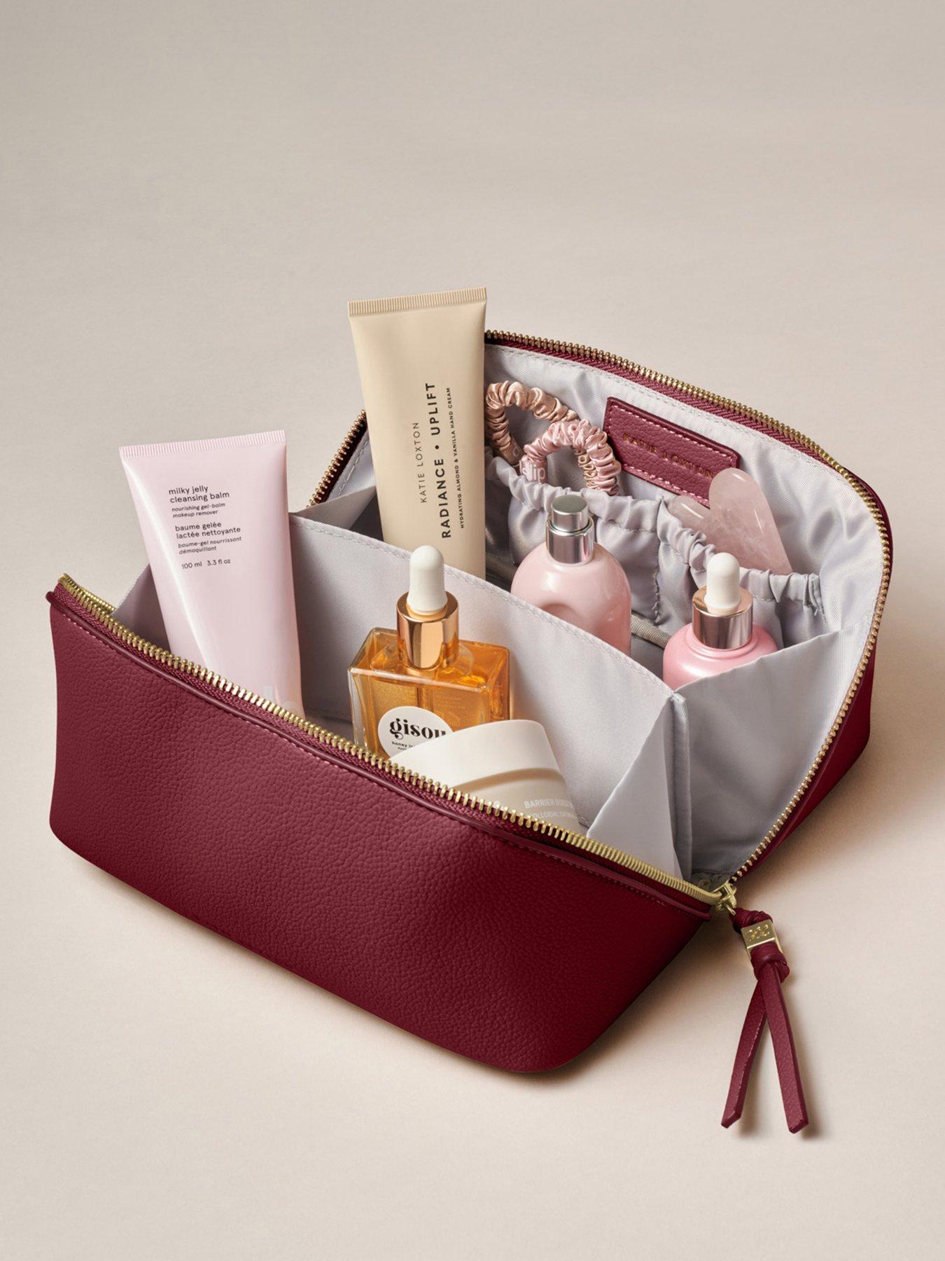 undefined Medium Fold-Out Wash Bag -  Cherry