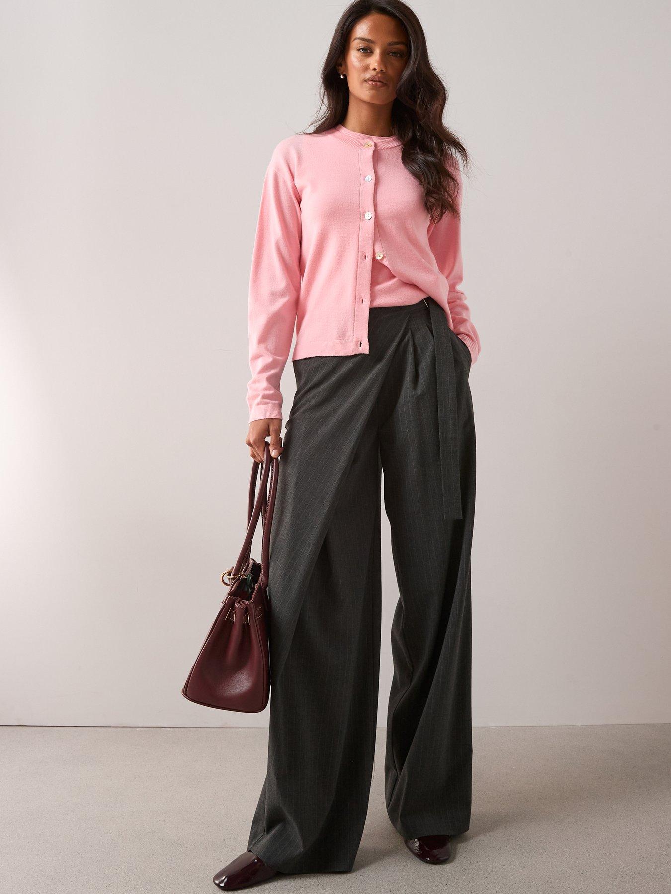 Image 3 of 6 of The Very Collection Classic Comfort Crew Neck Vest Co-ord - Pink