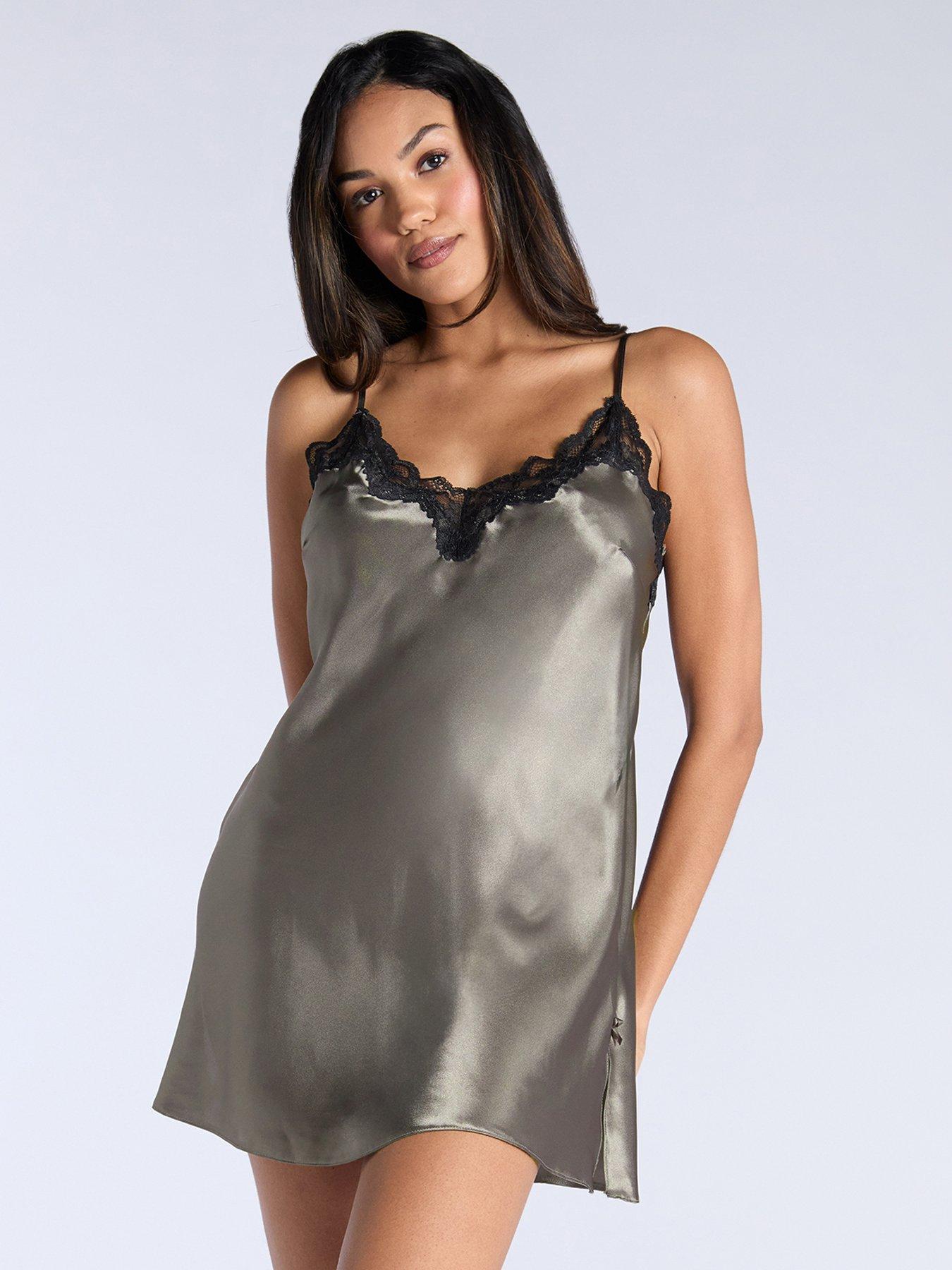 undefined Amelia Chemise - Khaki Mix
