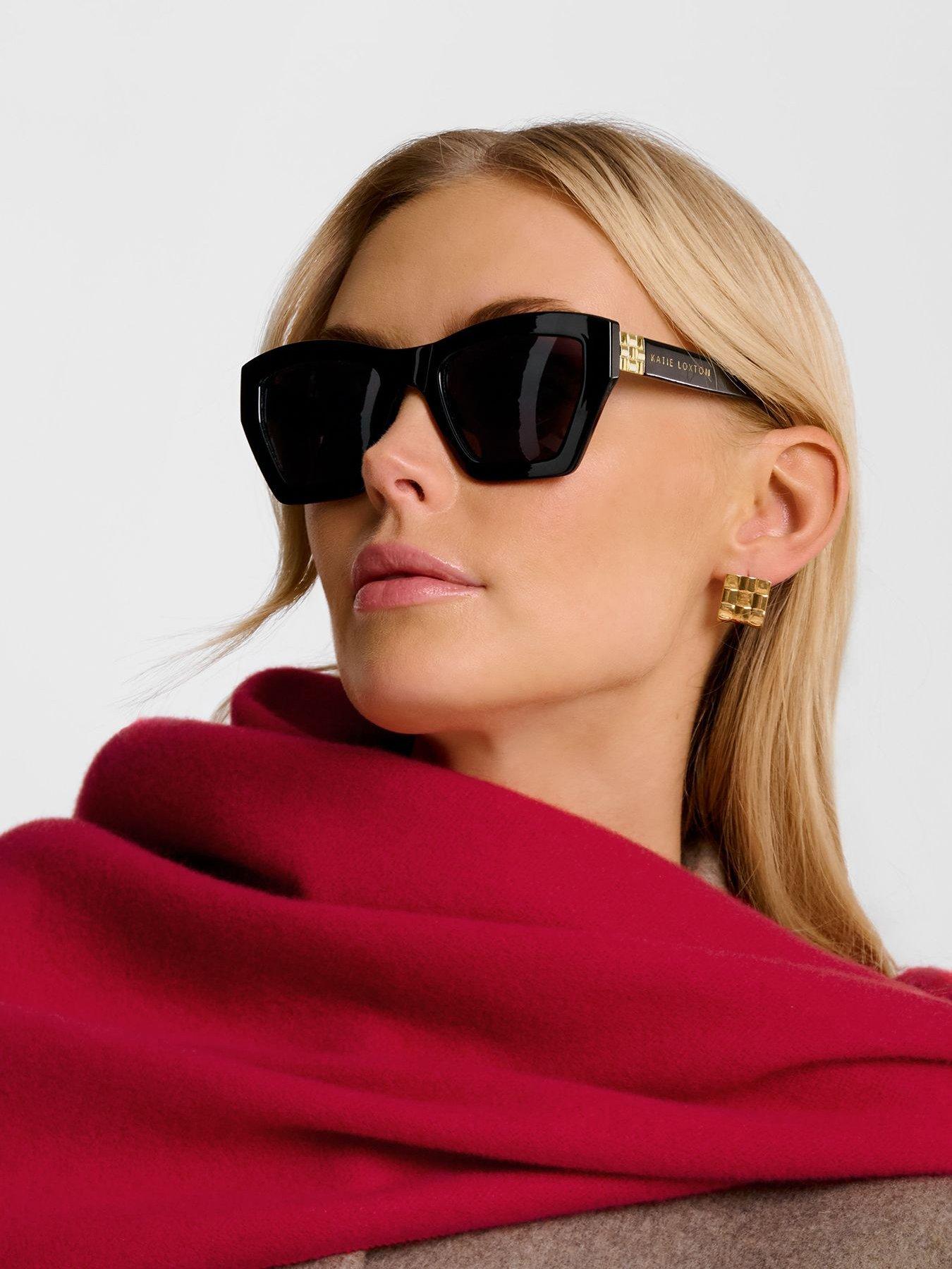 Katie Loxton Palma Sunglasses - Black - 5.2cm X 14.3cm X 14.5cm - Black