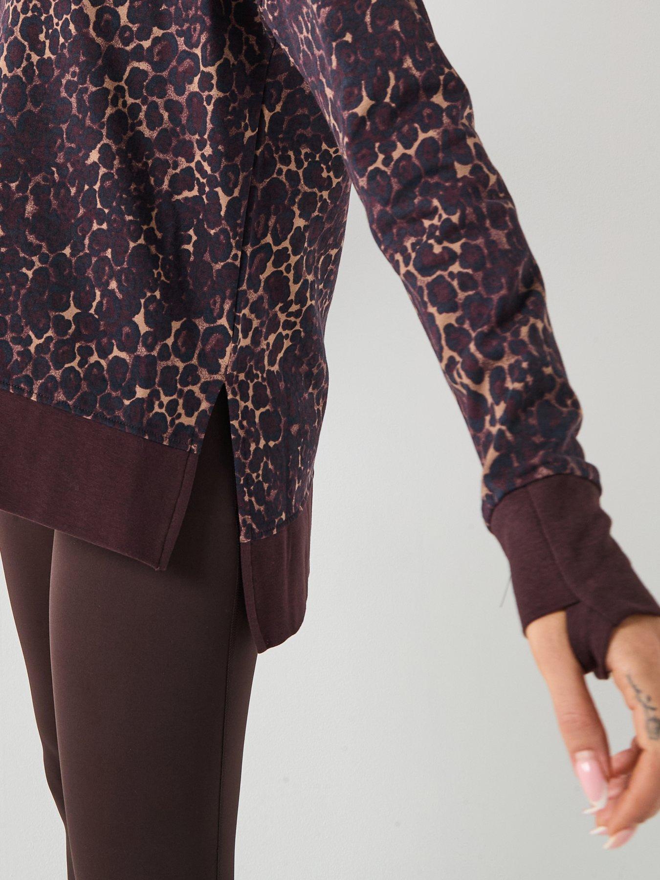 Image 5 of 6 of Sweaty Betty Womens After Class Longline Sweatshirt - Brown