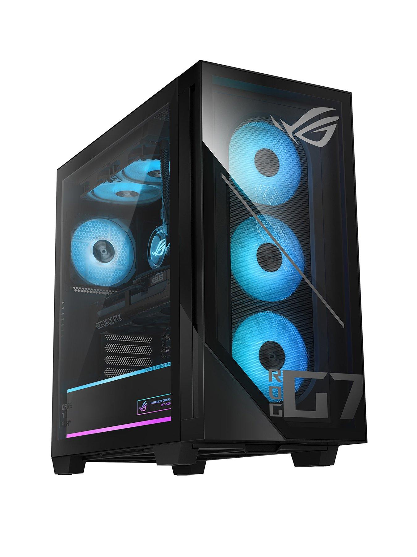 Image 1 of 7 of Asus Gaming Desktop - GeForce RTX 5080 - Intel Core Ultra 7 (Series 2) - 32GB RAM - 2TB SSD