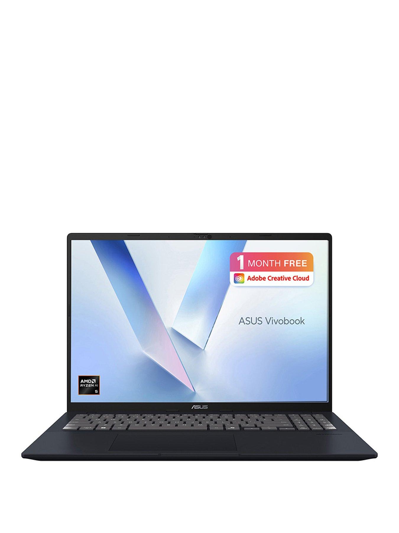 Asus Vivobook 16 Copilot+ PC Laptop - 16in FHD, AMD Ryzen AI 5, 16GB RAM, 512GB SSD - Blue