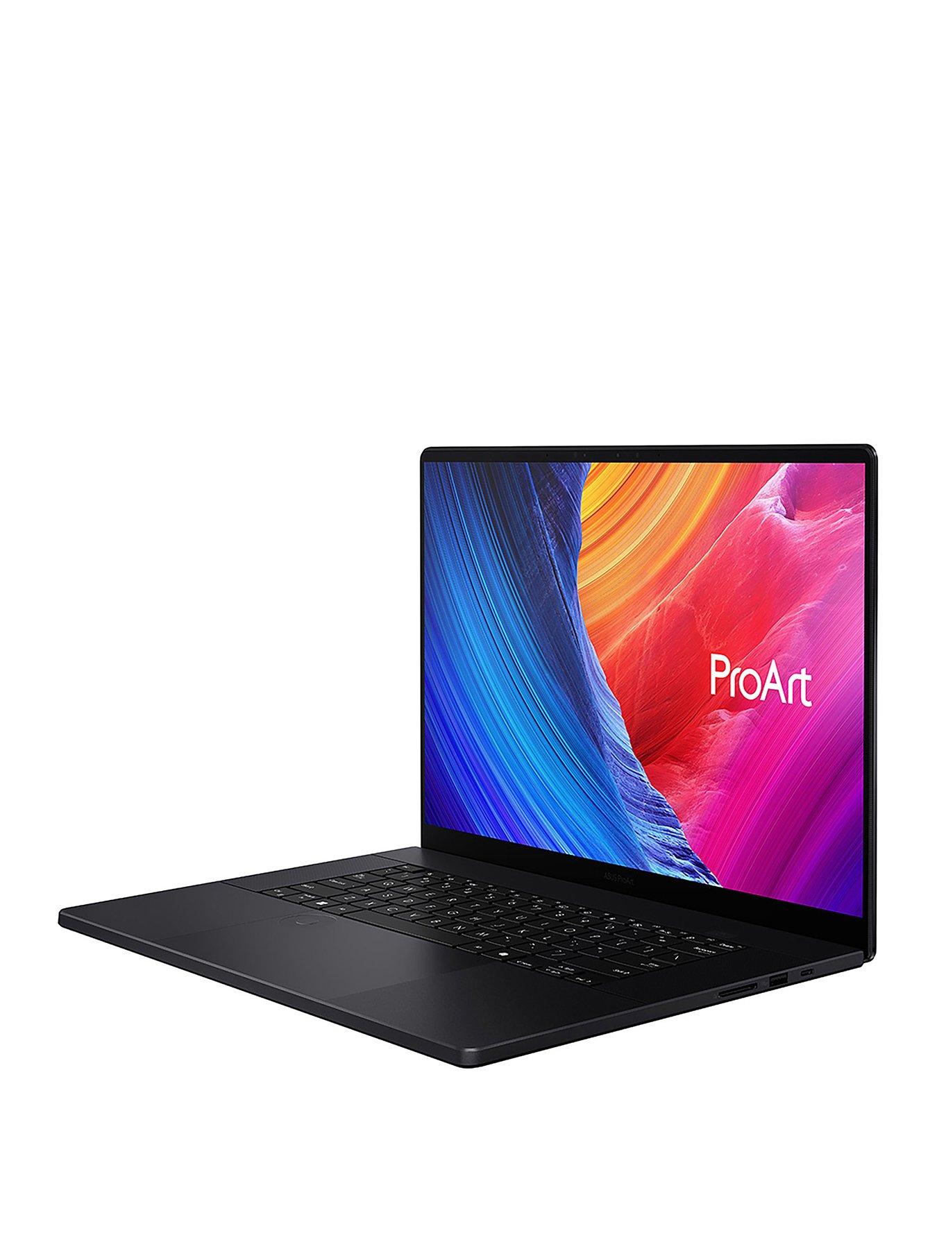 Image 3 of 7 of Asus ProArt - Copilot+ PC - 16in Laptop - AMD Ryzen AI 9 - GeForce RTX 5070 - 64GB RAM - 4TB SSD - Black