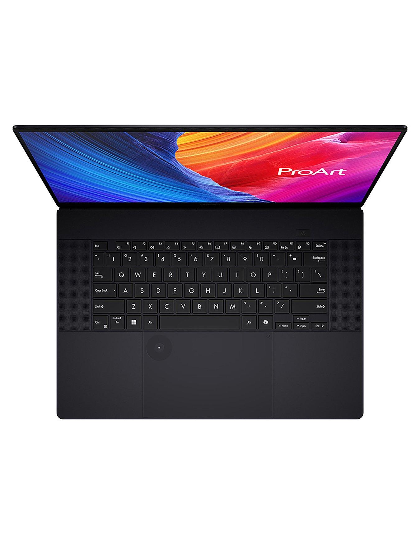Image 4 of 7 of Asus ProArt - Copilot+ PC - 16in Laptop - AMD Ryzen AI 9 - GeForce RTX 5070 - 64GB RAM - 4TB SSD - Black