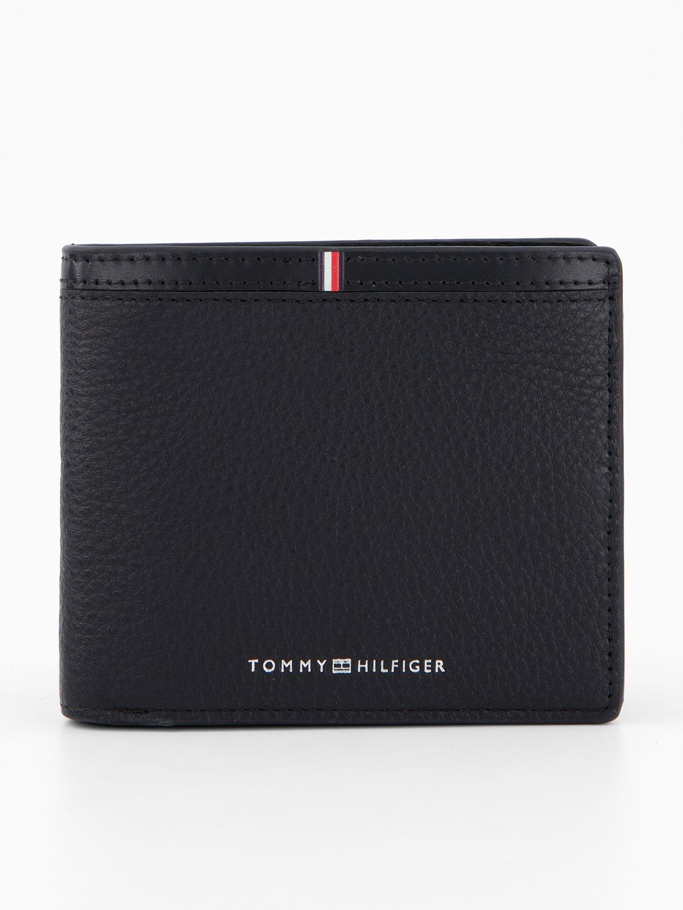 Tommy Hilfiger Corporate Logo Bifold Wallet - Black