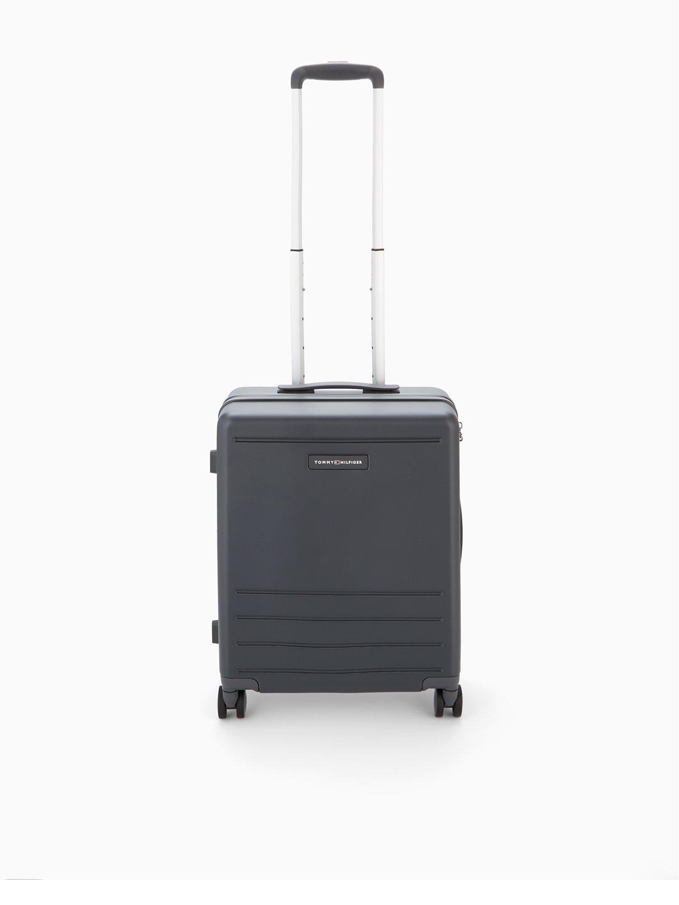 Tommy Hilfiger Cabin Size Textured Cabin Case - Grey