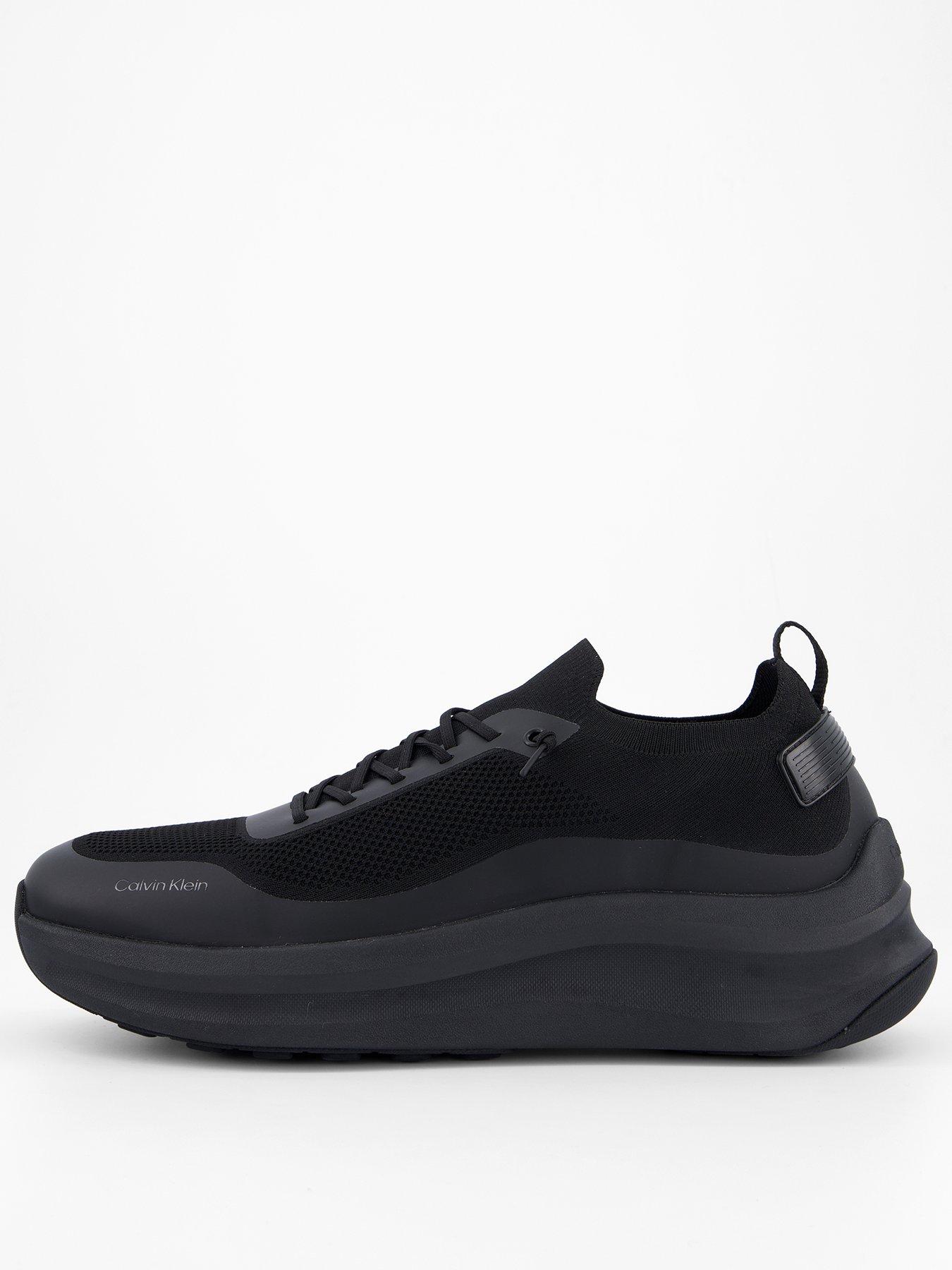 Calvin Klein Andrea Sock Knit Runner Trainers - Black