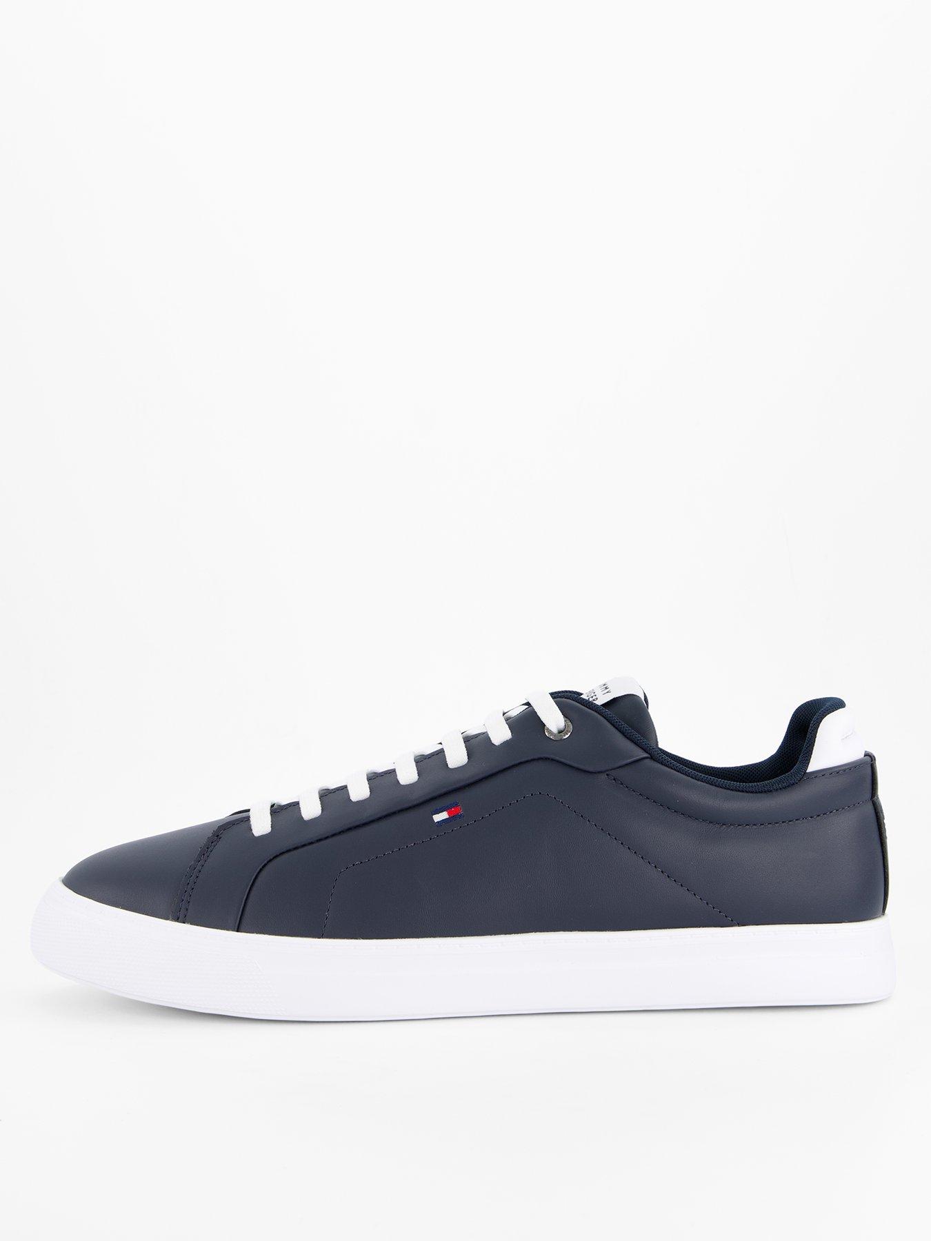 Tommy Hilfiger Icon Court Light Laceless Trainers, Navy, Size 46, Men