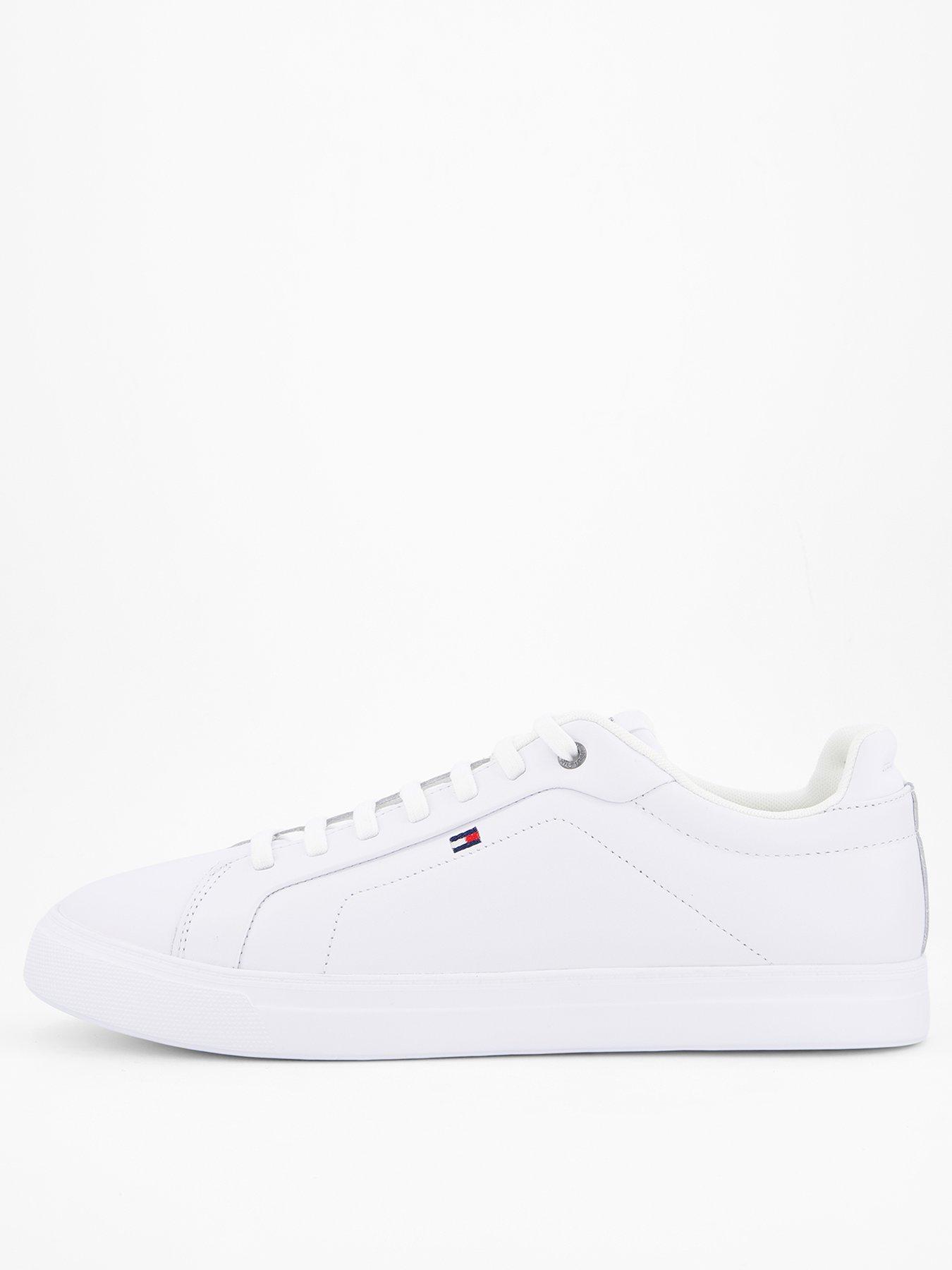 Tommy Hilfiger Icon Court Light Laceless Trainers - White