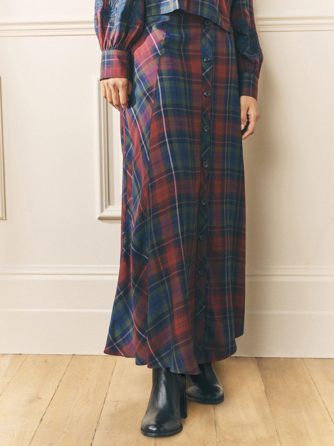 Laura Ashley Cord Mini Skirt - Multi