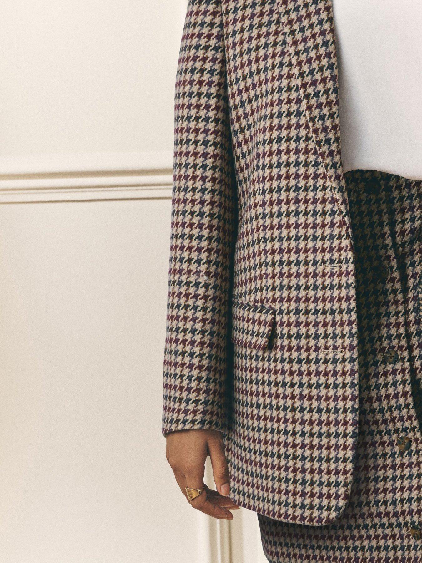 Image 5 of 6 of Laura Ashley Heritage Check Blazer - Black