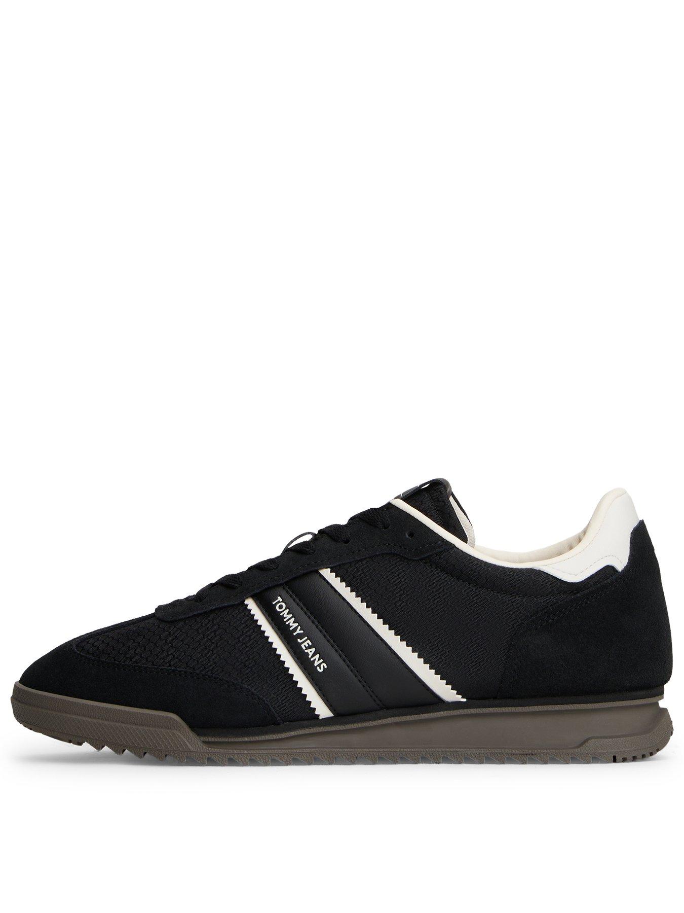 Tommy Jeans Cleated Retro Runner Trainers - Black
