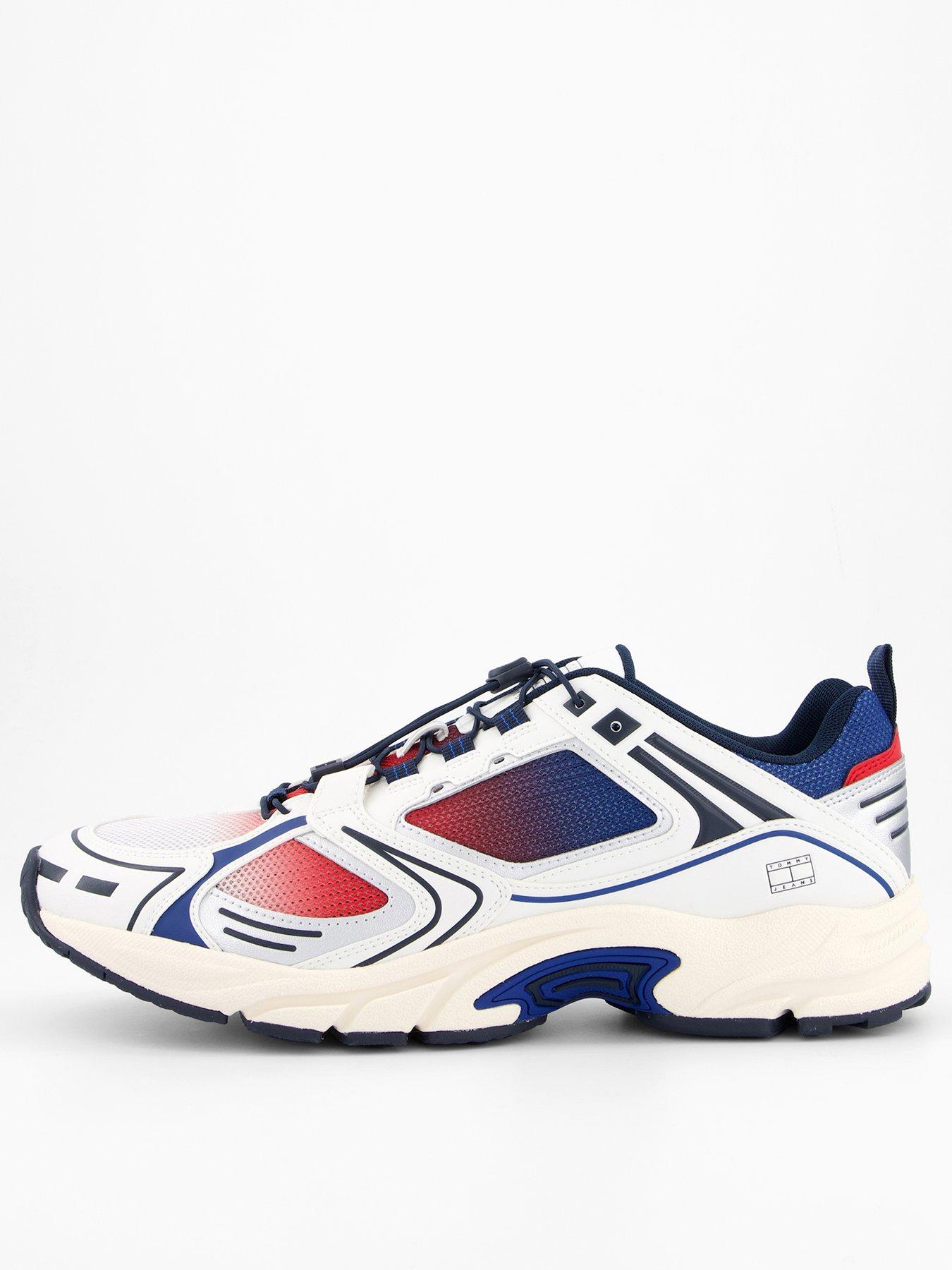 Tommy Jeans Archive '97 Retro Trainers, White, Size 42, Men