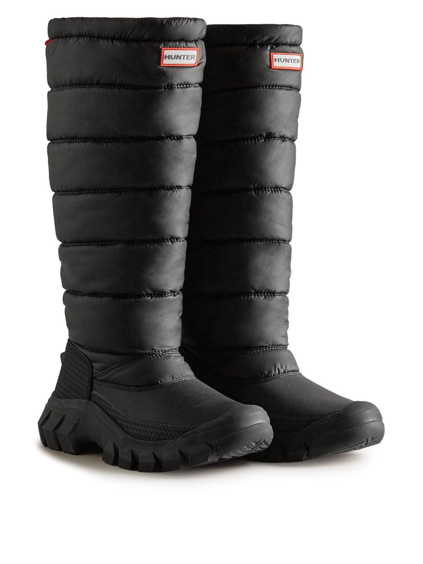 Hunter Intrepid Tall Snow Boot - Black