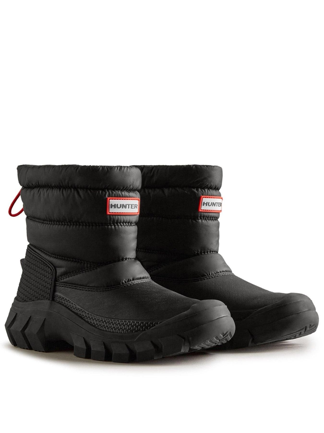 Hunter Intrepid Short Snow Boot - Black
