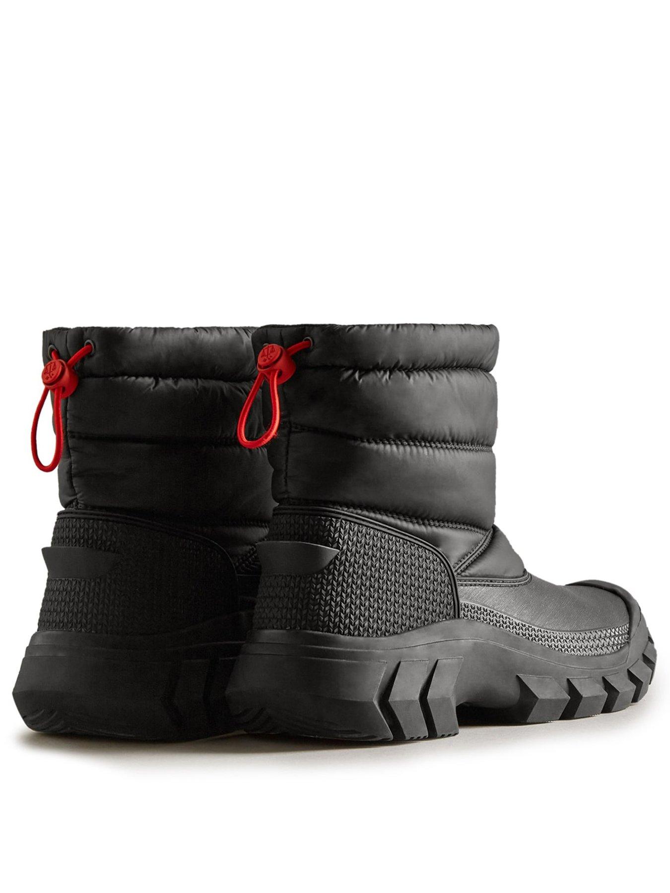 Hunter Intrepid Short Snow Boot - Black | Very