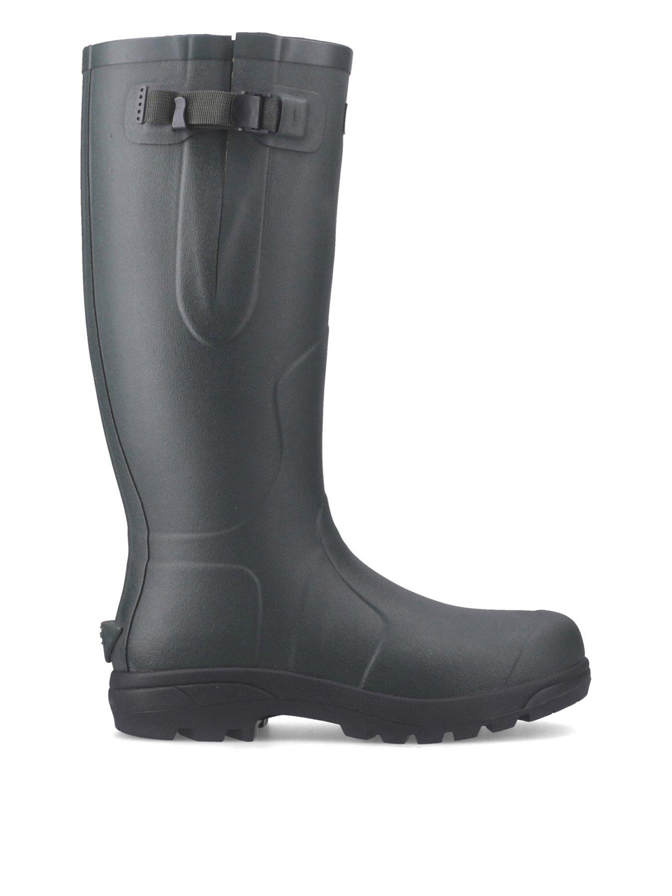 Hunter Balmoral Full Zip Wellington Boot - Black