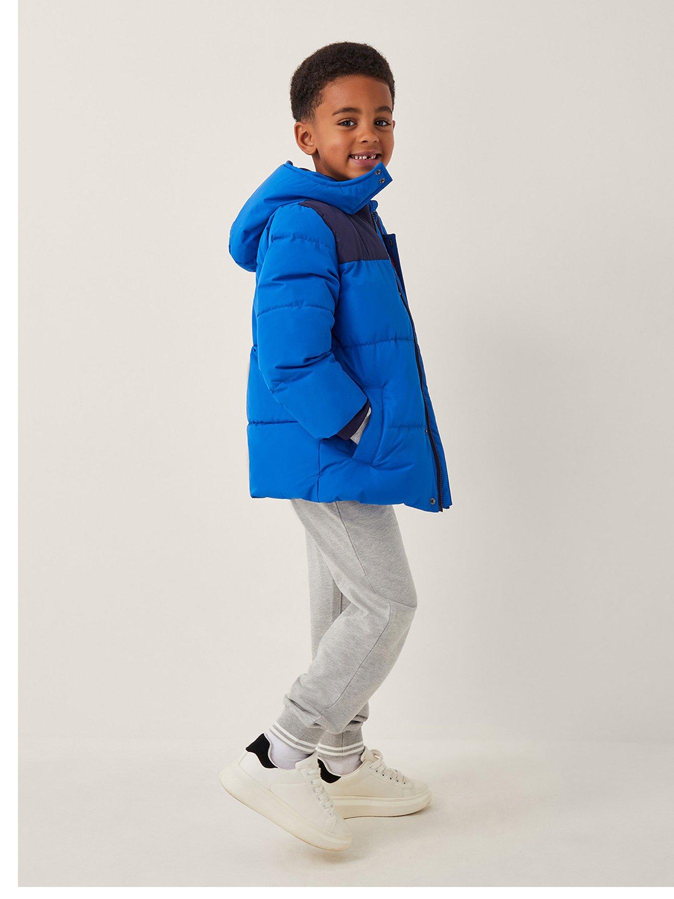 undefined Boys Bright Blue Padded Jacket - Blue