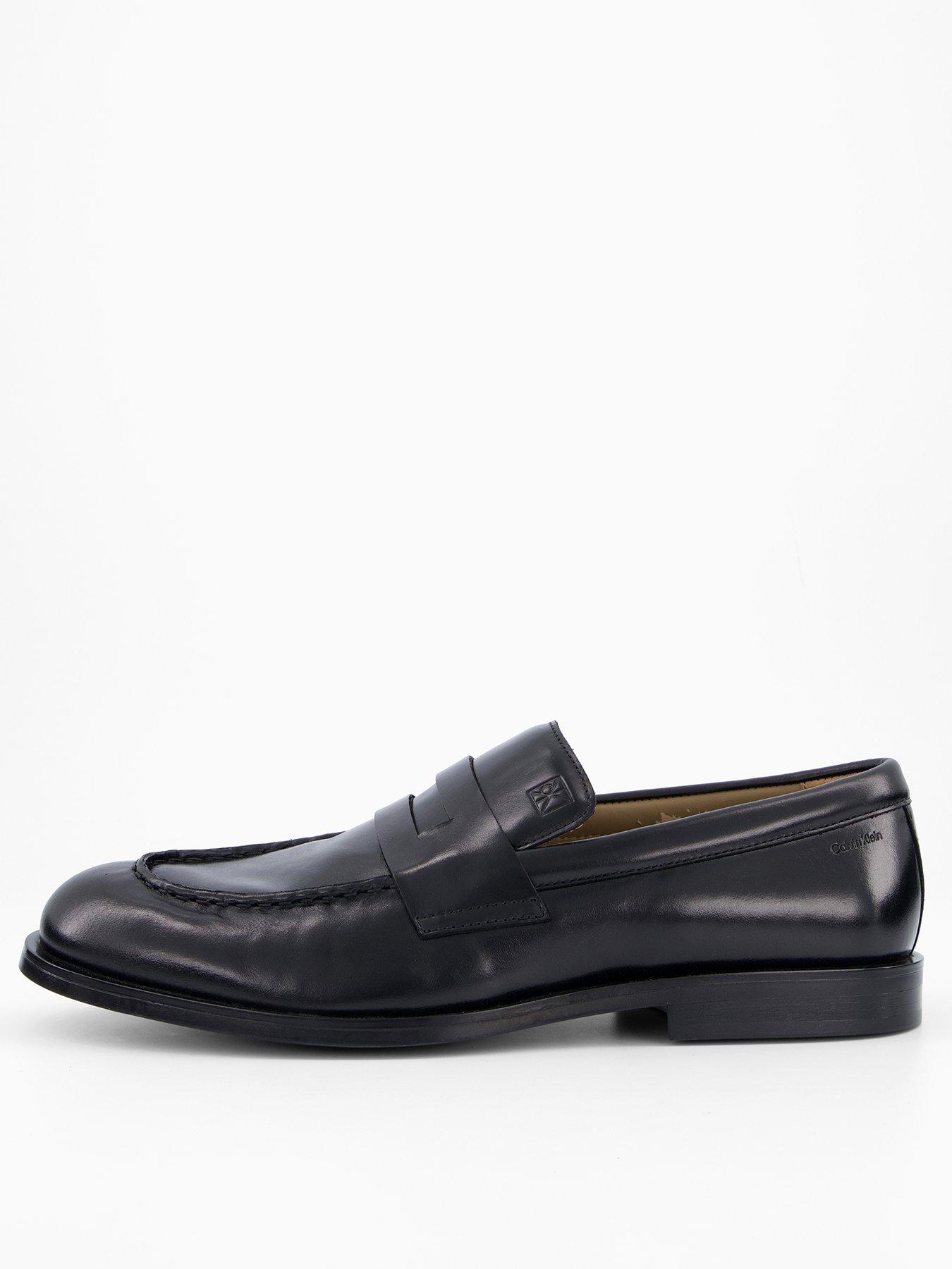 Calvin Klein Mosesess Rubber Penny Loafer - Black