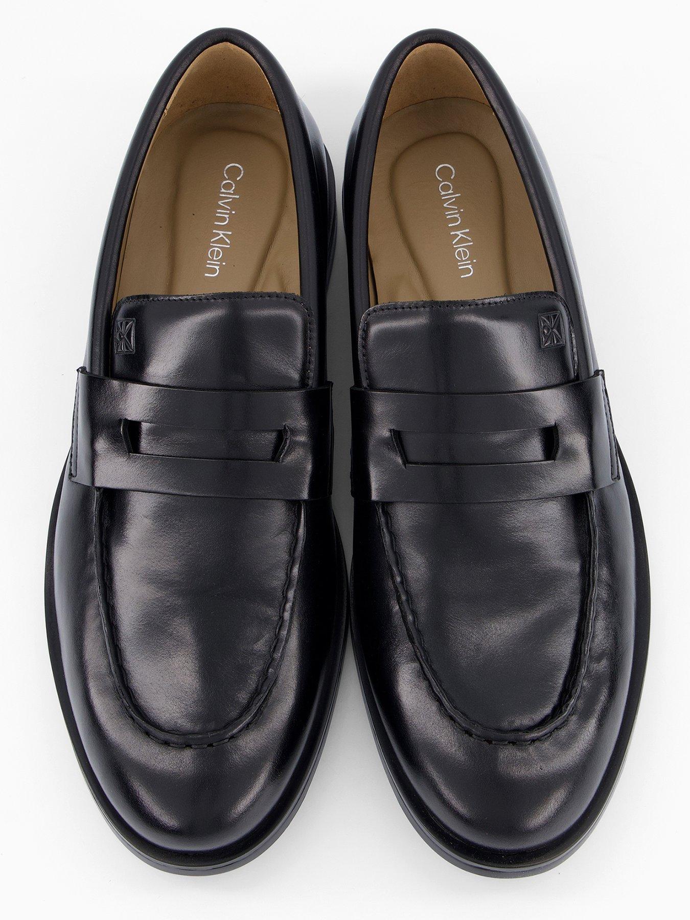 Image 3 of 7 of Calvin Klein Rubber Cushioned&nbsp;Penny Loafer - Black