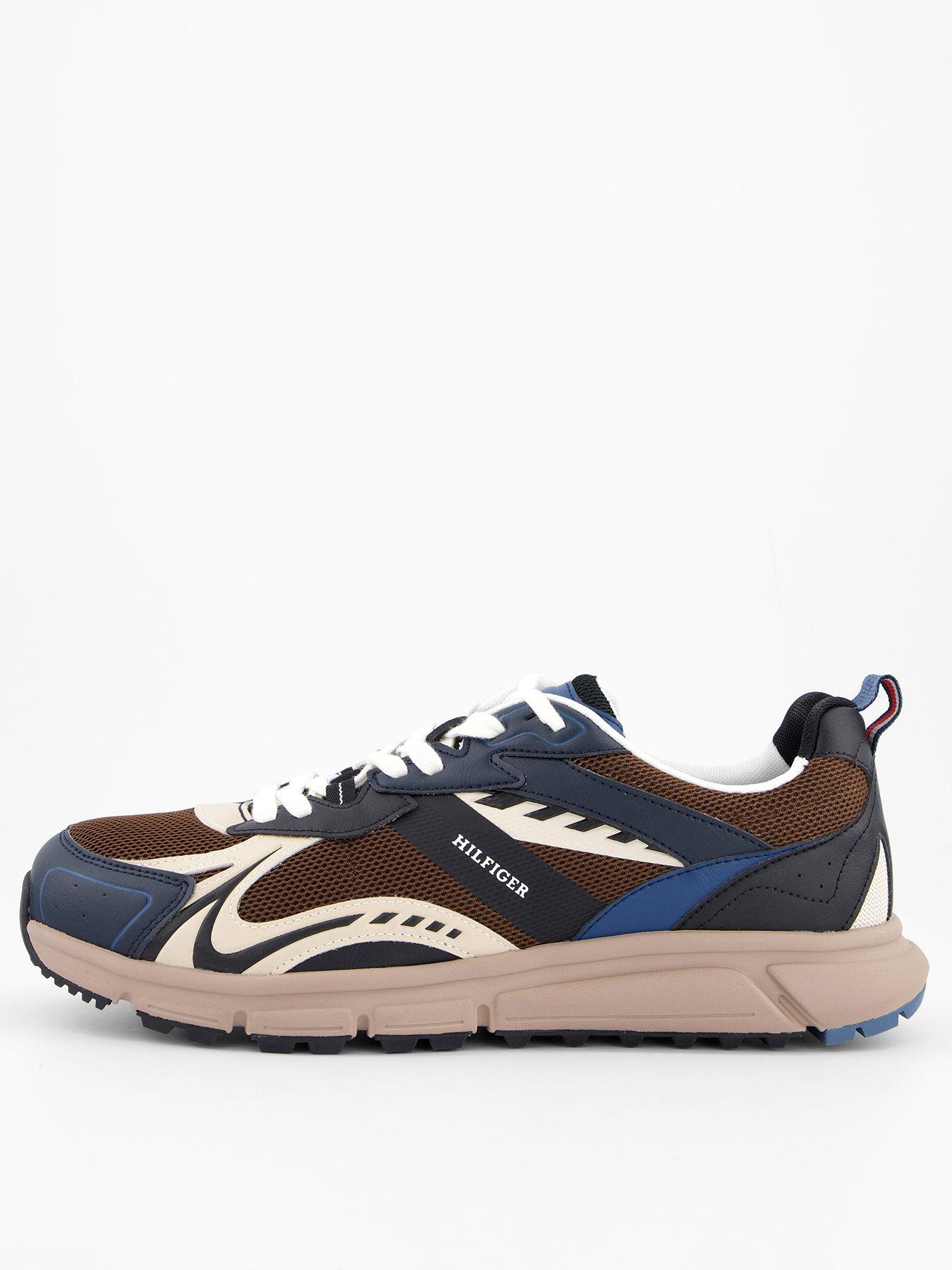 Tommy Hilfiger Outdoor Sneaker Tech Mix Trainers - Brown