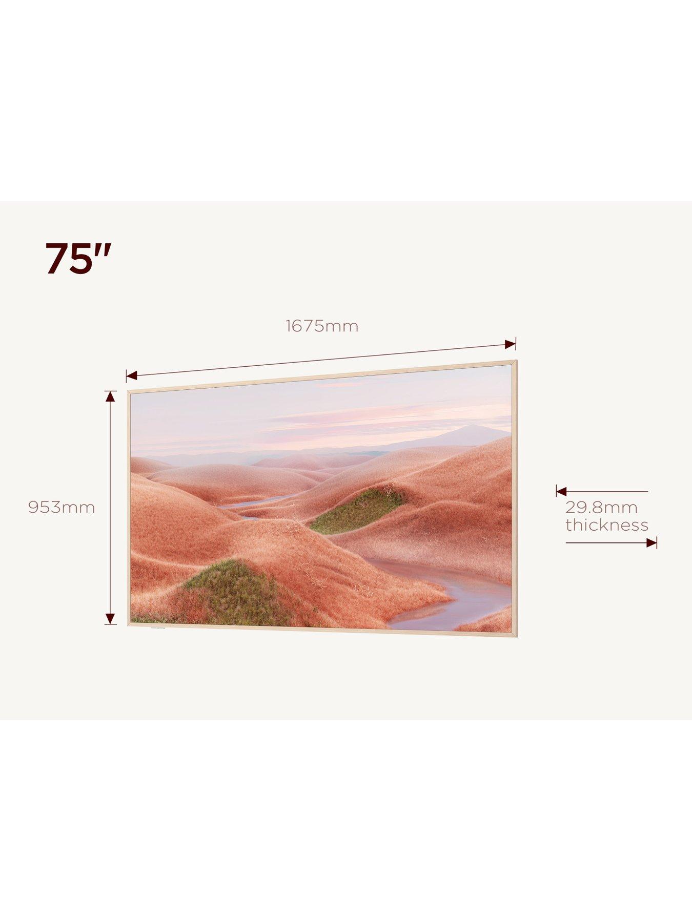 Image 2 of 7 of TCL A300 NXTVISION 75" QLED 4K HDR Google Smart TV - 75A300W-UK