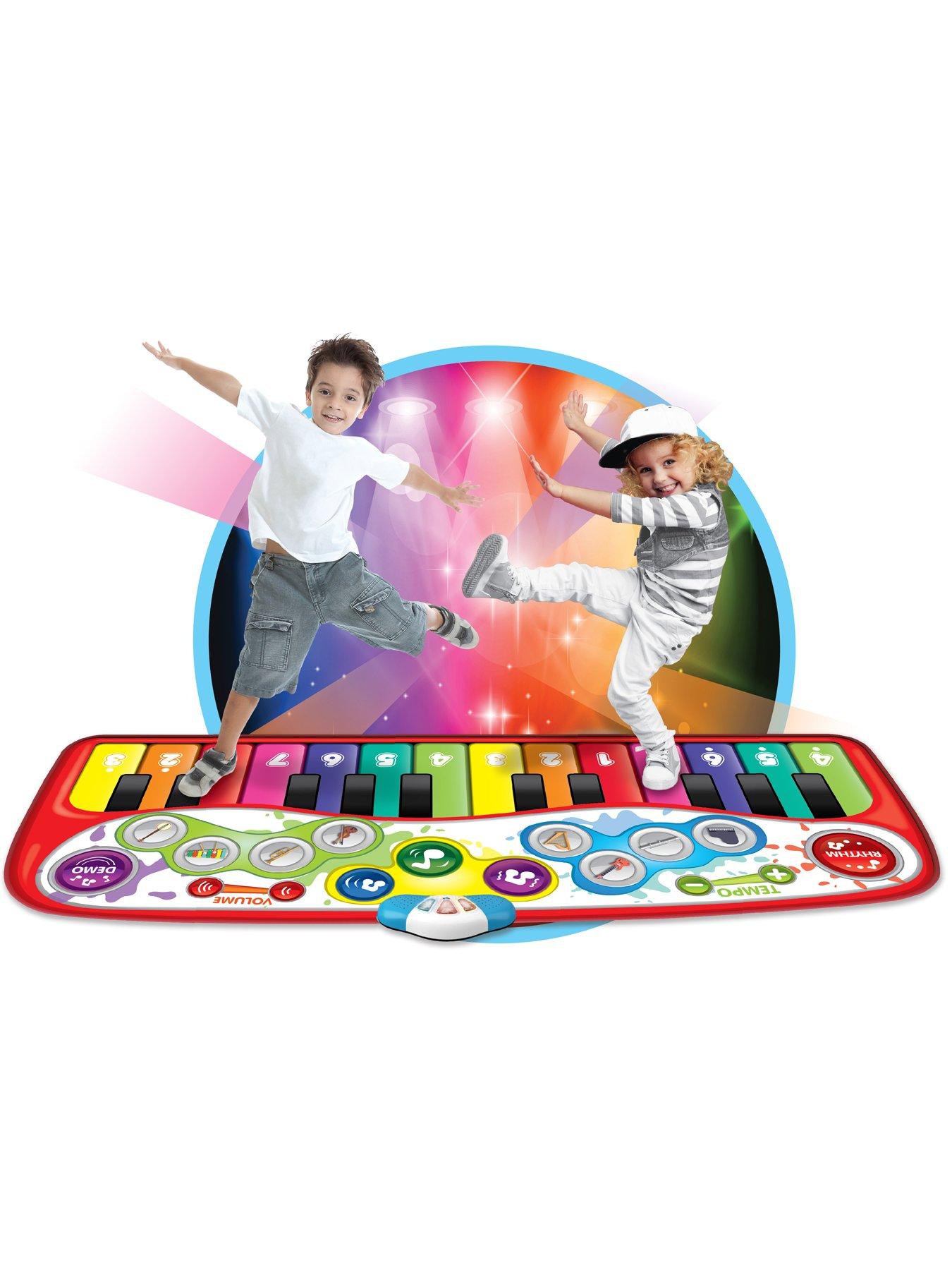Image 7 of 8 of WinFun Disco Beat Bop Step-to-Play Jumbo Piano Mat