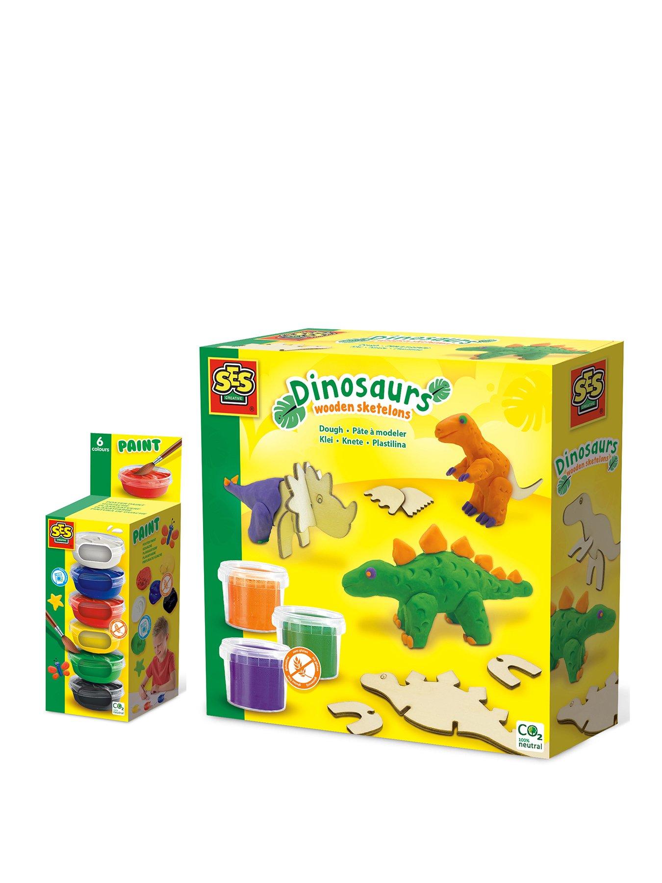 Ses Creative Boys Dinosaur Themed & Dough And Paint Bundle