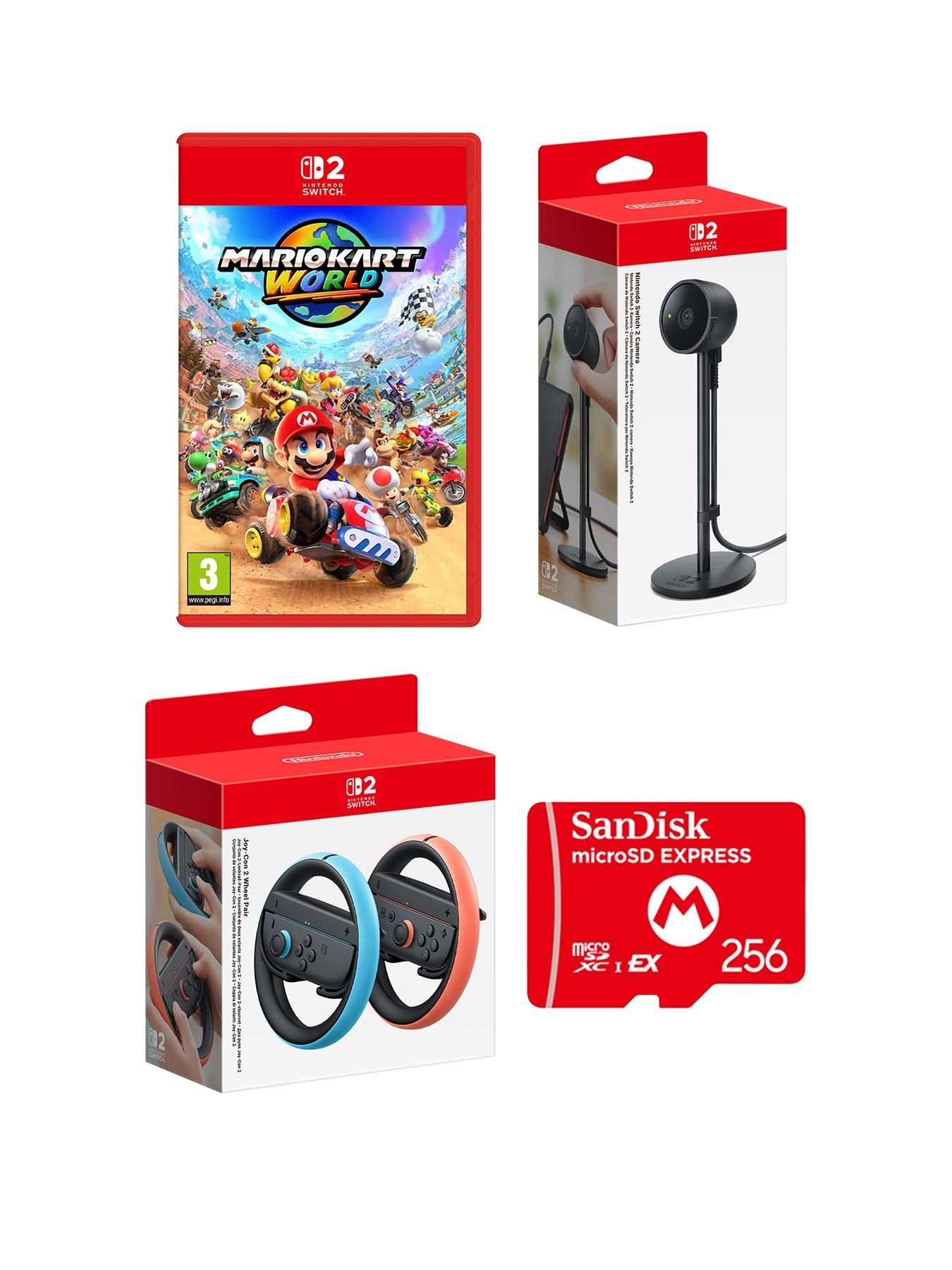Nintendo Switch Mario Kart World Camera Wheel SanDisk Very