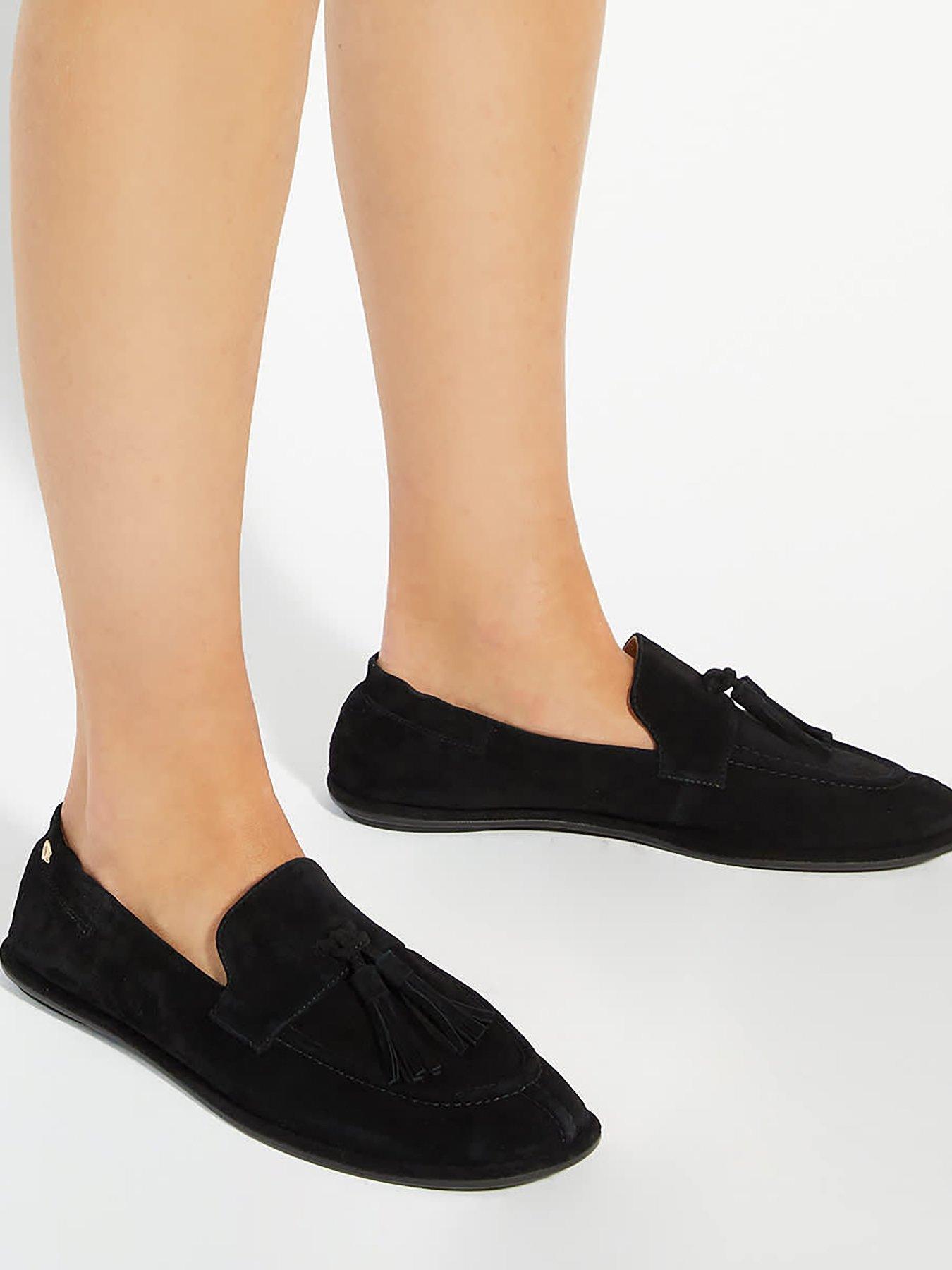 Dune London Grounding Suede Loafer - Black
