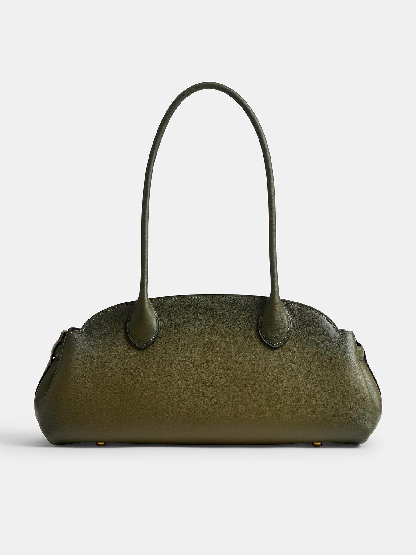 COACH Natural Grain Leather Empire Carryall 34 With Burnishing