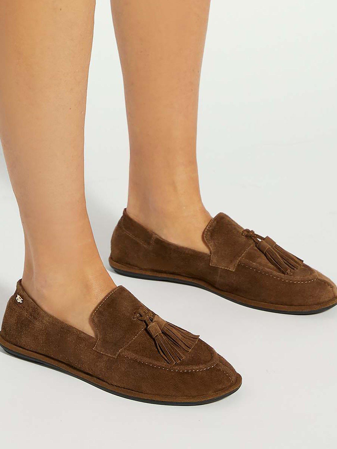 Dune London Grounding Suede Loafer - Brown