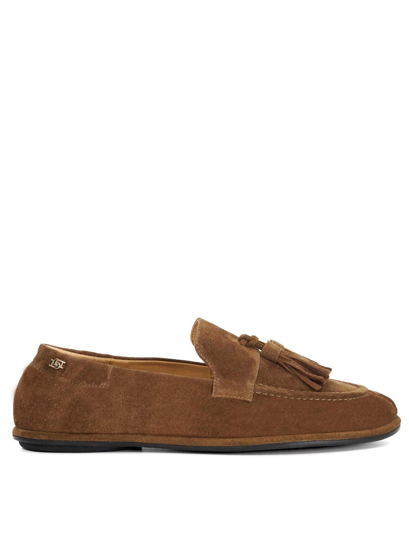 Dune London Grounding Suede Loafer - Brown