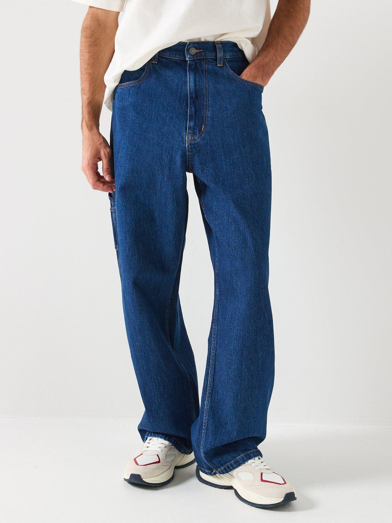 Tommy Jeans Theo Baggy Fit Carpenter Jeans - Dark Blue